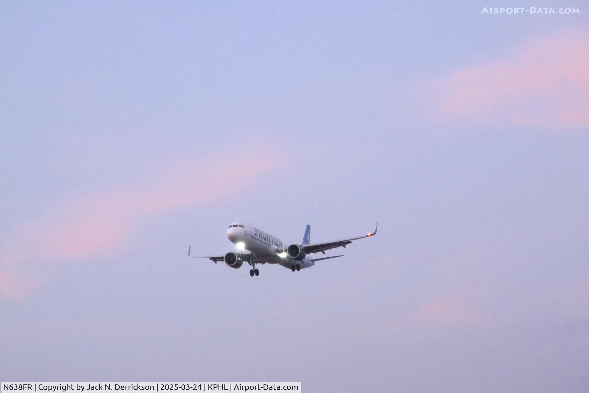 N638FR, 2024 Airbus A321-271NX C/N 11749, A321 at Philly