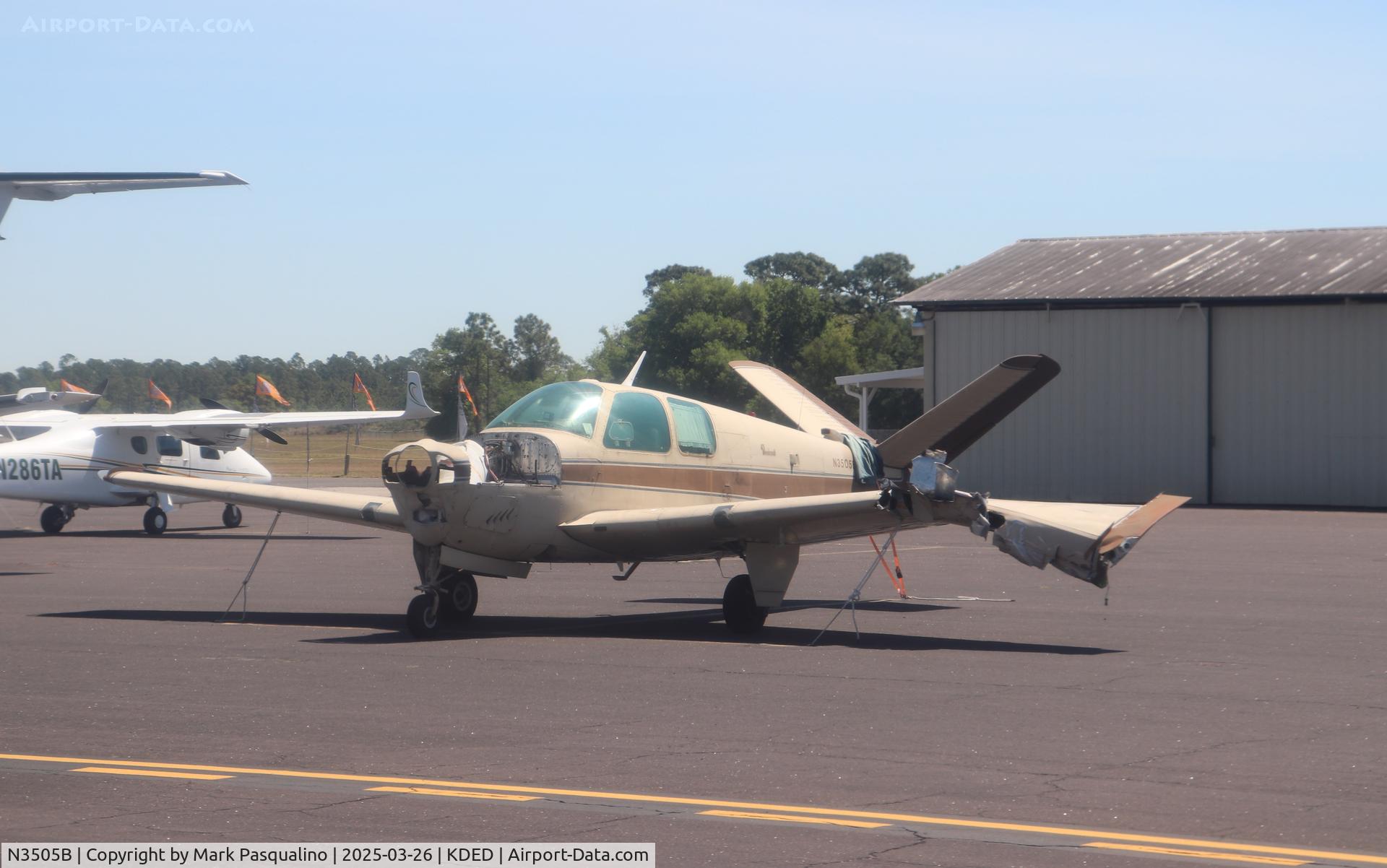 N3505B, 1954 Beech E35 C/N D-3722, Beech E35