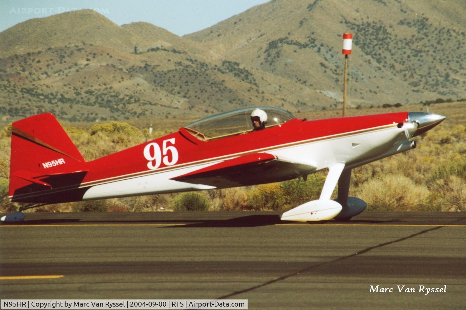 N95HR, Harmon Rocket II C/N 005, N95HR race #95 at Reno Air Races 2004, pilot was Mark Sponsler.