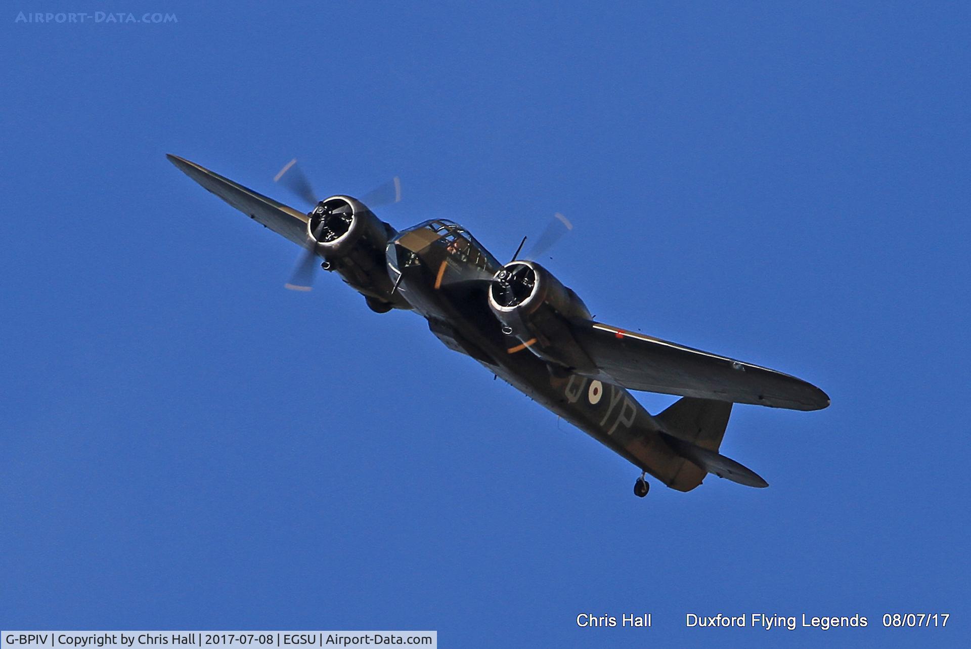 G-BPIV, 1943 Bristol 149 Bolingbroke Mk.IVT C/N 10201, Duxford Flying Legends 2017