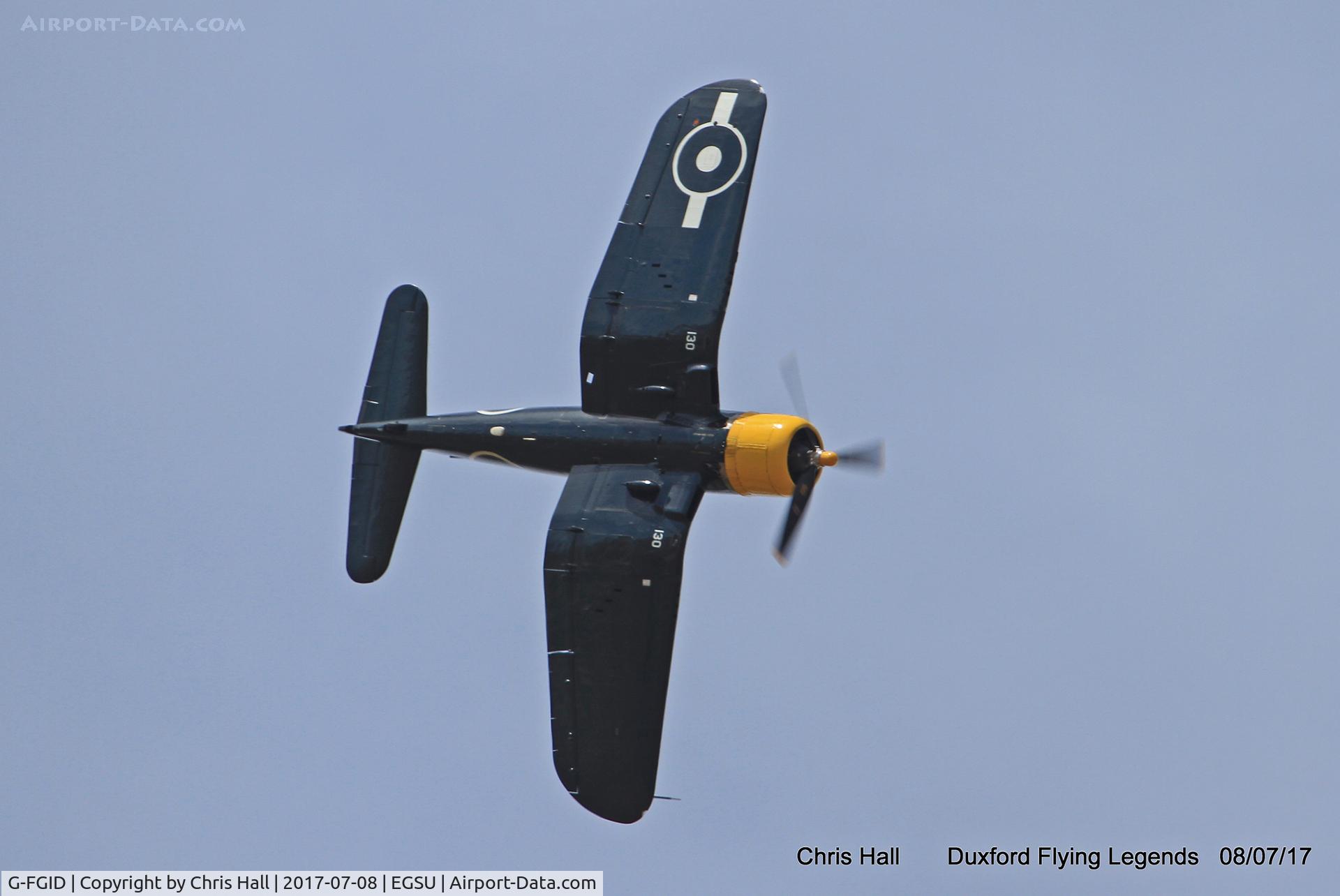 G-FGID, 1945 Goodyear FG-1D Corsair C/N 3111, Duxford Flying Legends 2017