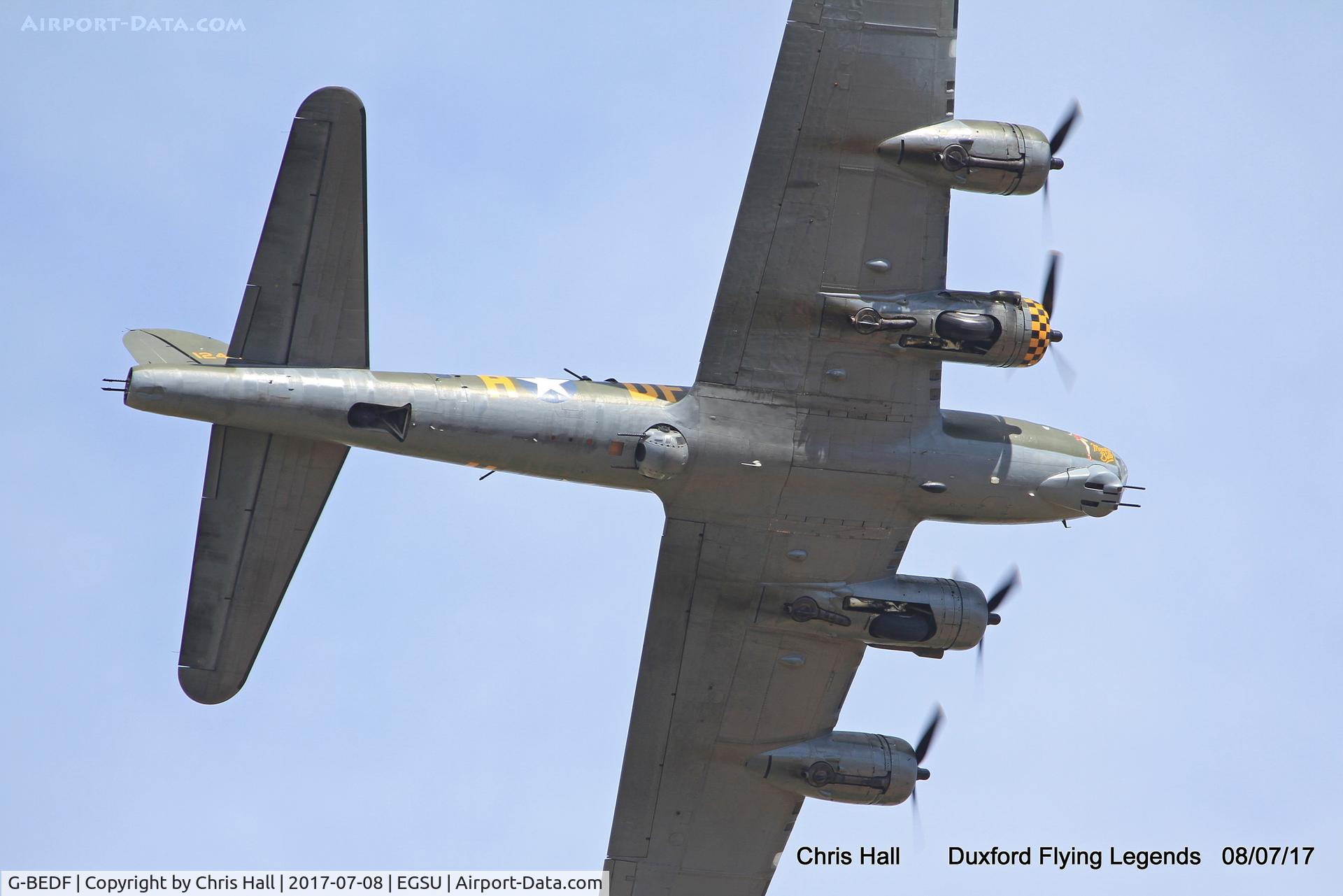 G-BEDF, 1944 Boeing B-17G Flying Fortress C/N 8693, Duxford Flying Legends 2017