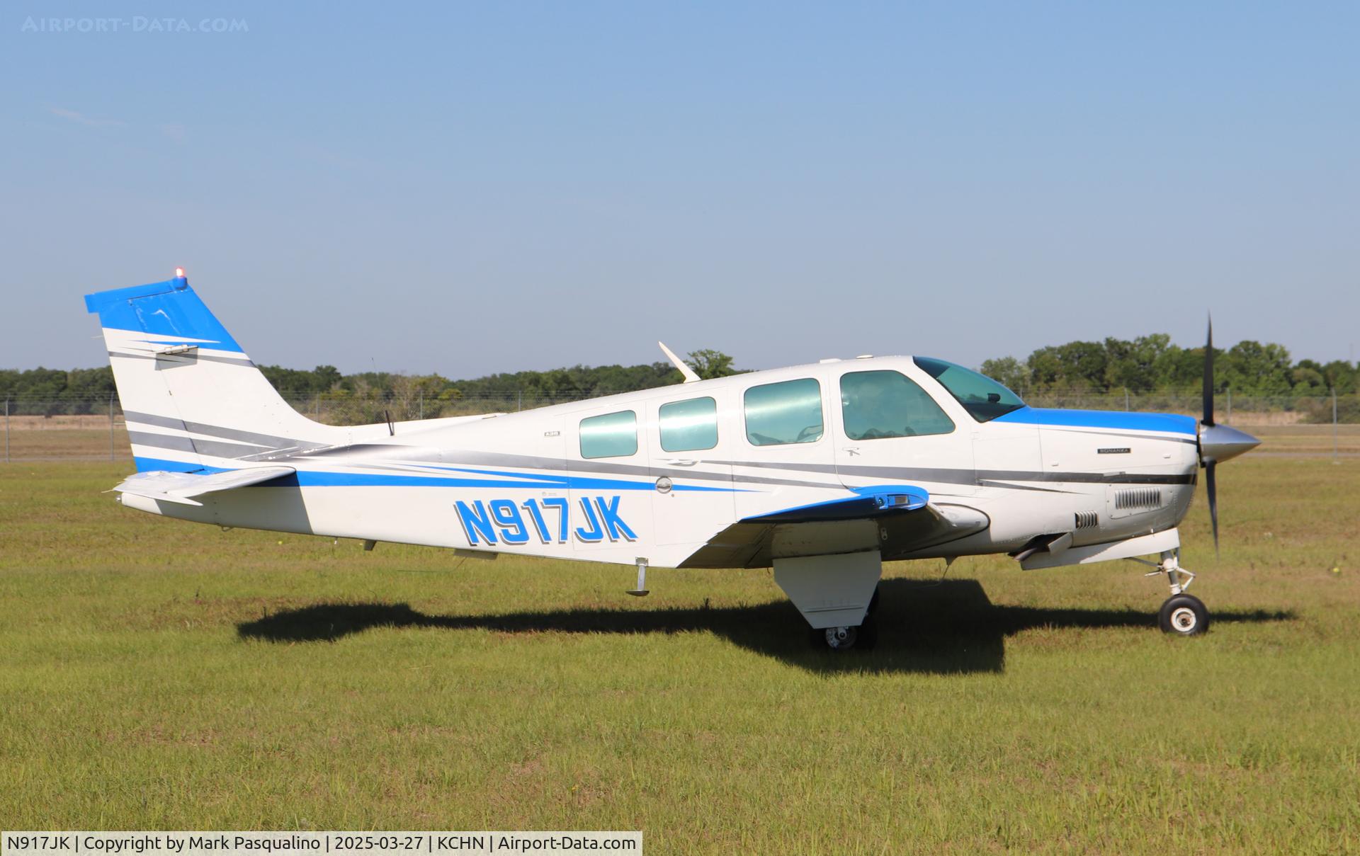 N917JK, 1975 Beech A36 Bonanza 36 C/N E-652, Beech A36