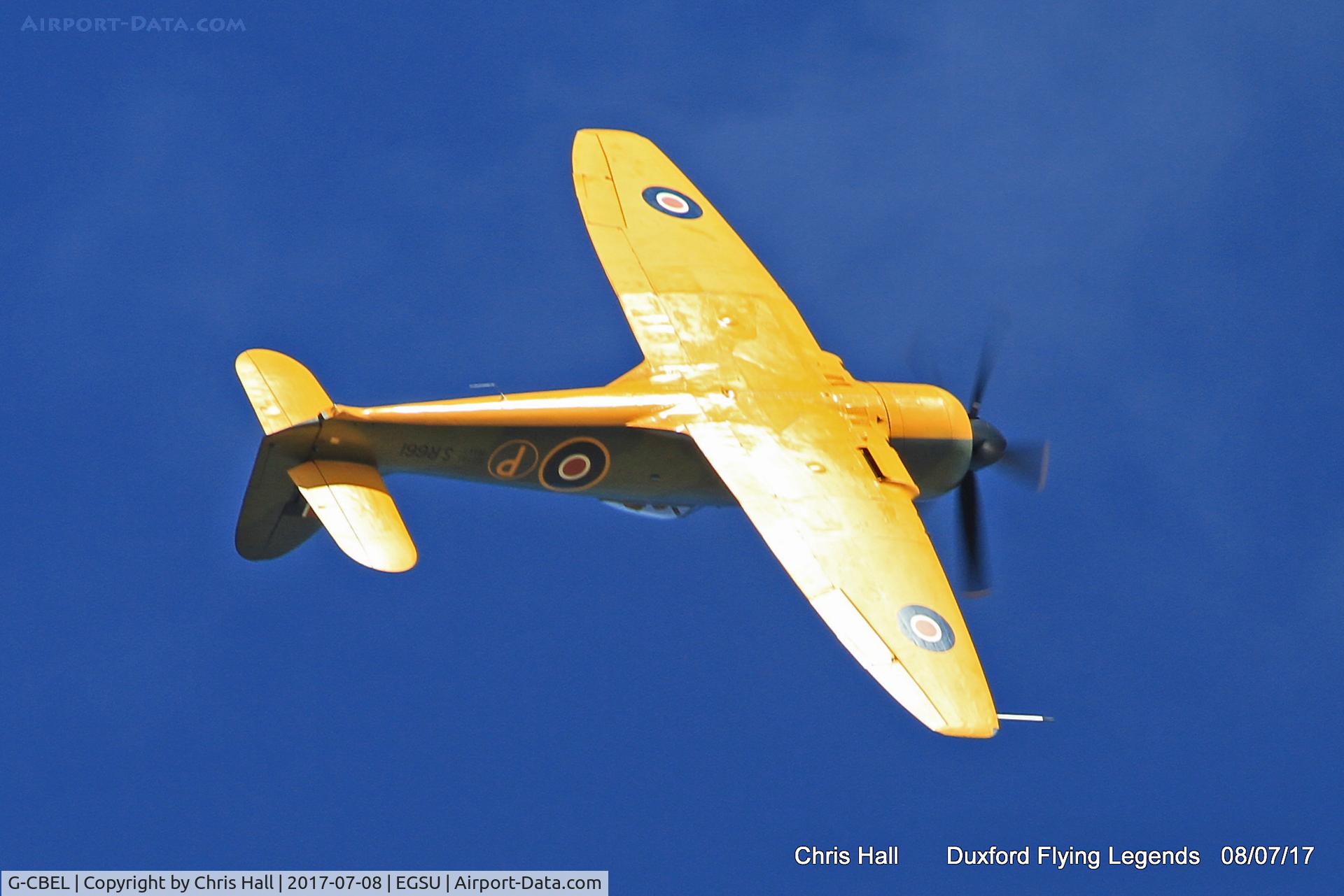 G-CBEL, 1953 Hawker Fury FB11 C/N 37539, Duxford Flying Legends 2017