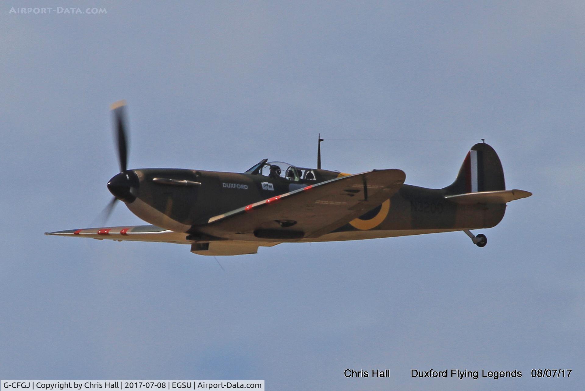 G-CFGJ, 1939 Supermarine Spitfire 1 C/N 441, Duxford Flying Legends 2017