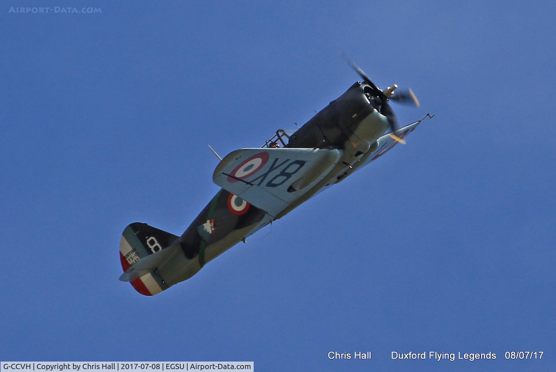 G-CCVH, 1939 Curtiss H-75A-1 C/N 12881, Duxford Flying Legends 2017