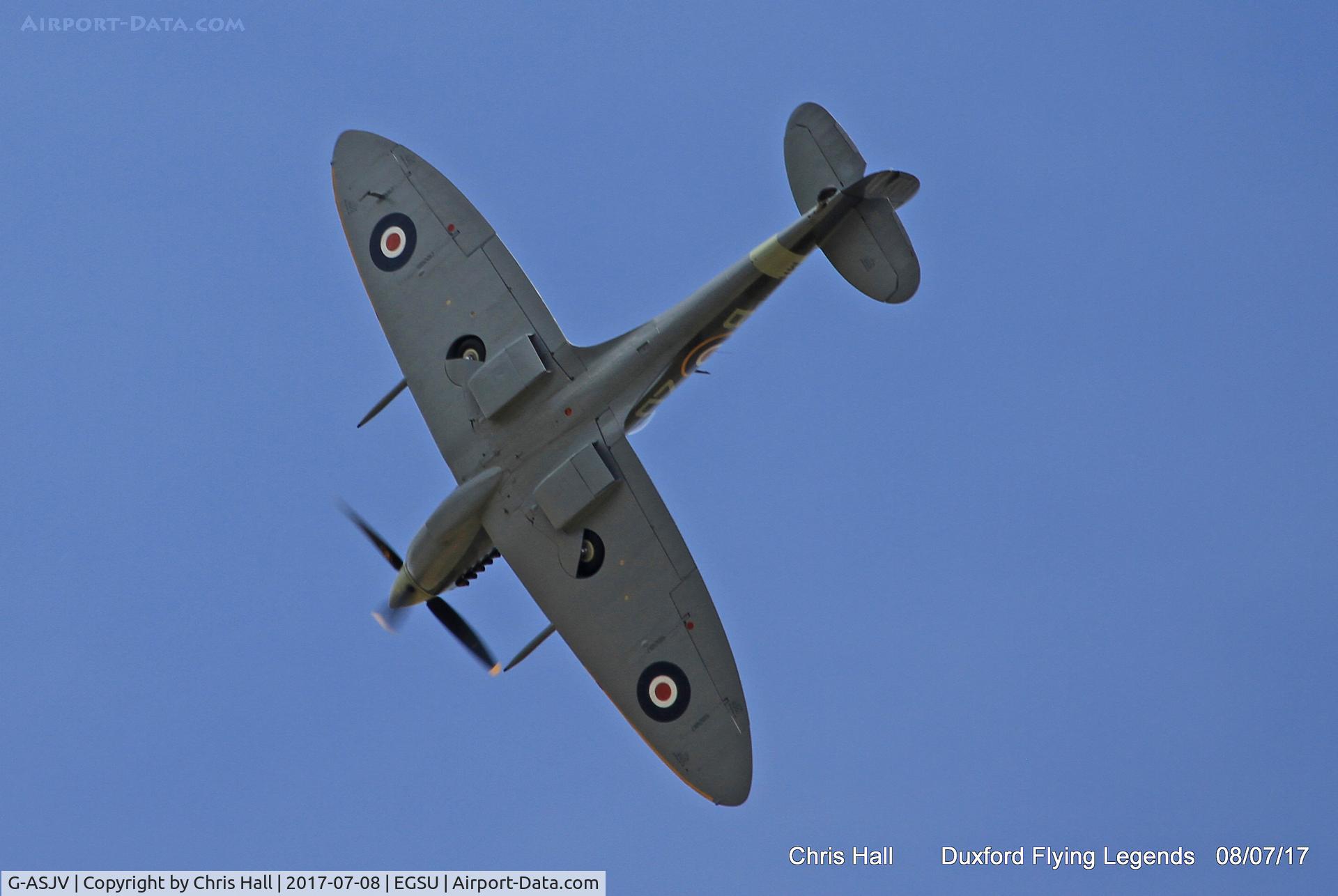 G-ASJV, 1943 Supermarine 361 Spitfire LF.IXb C/N CBAF.IX.552, Duxford Flying Legends 2017