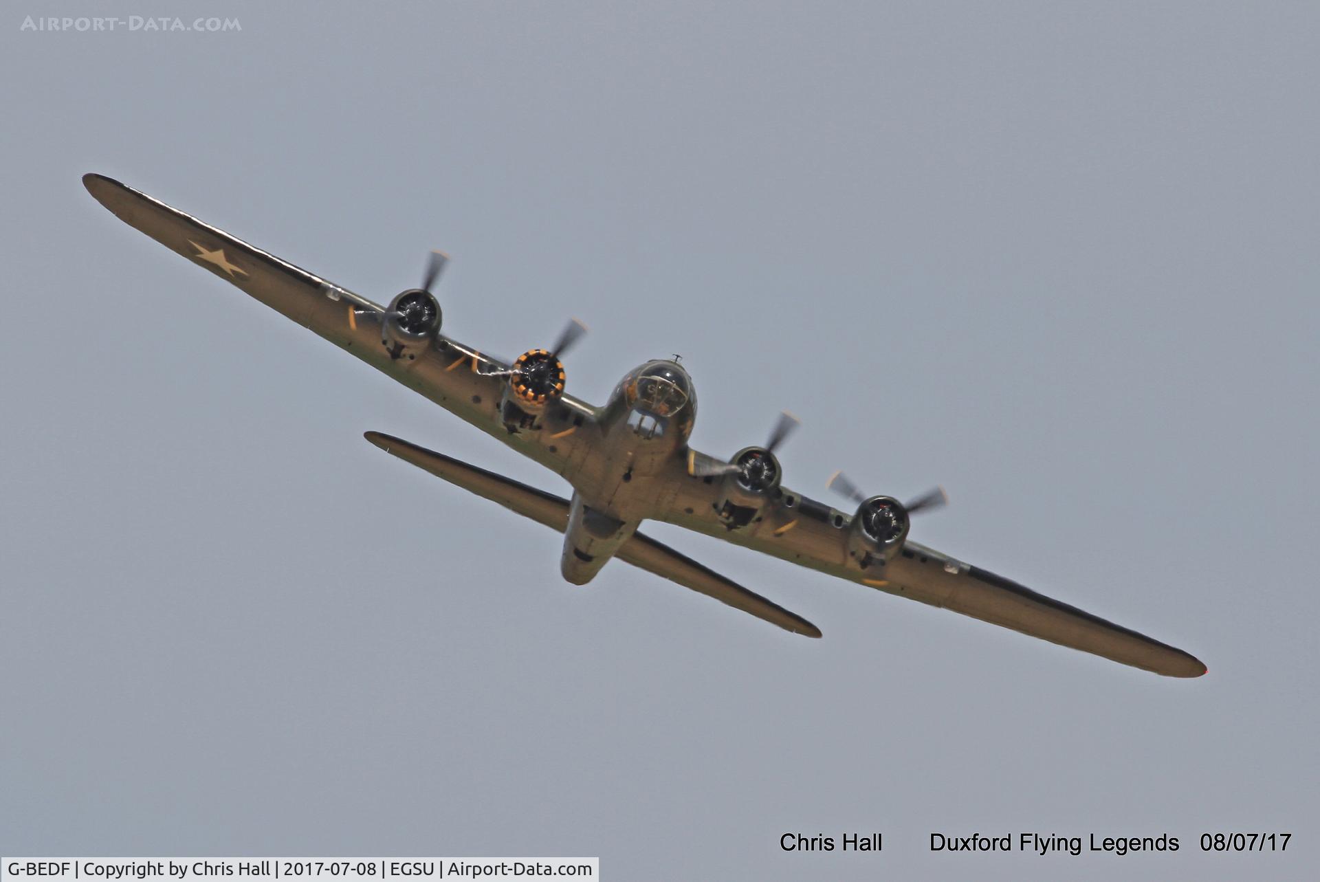 G-BEDF, 1944 Boeing B-17G Flying Fortress C/N 8693, Duxford Flying Legends 2017