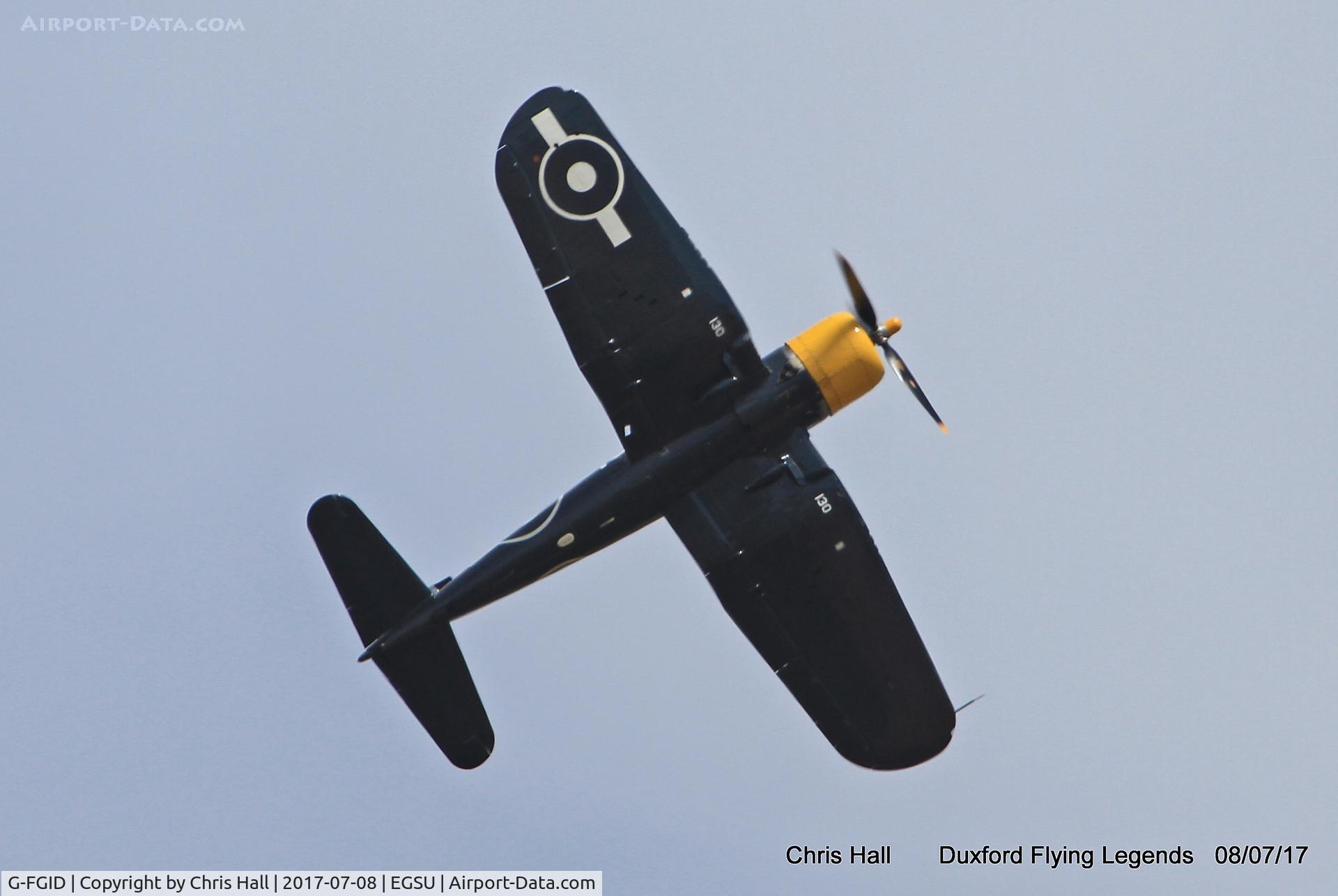 G-FGID, 1945 Goodyear FG-1D Corsair C/N 3111, Duxford Flying Legends 2017