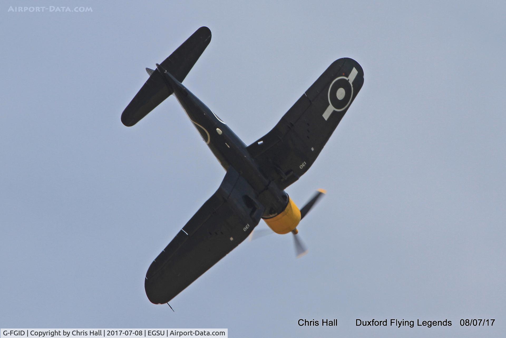 G-FGID, 1945 Goodyear FG-1D Corsair C/N 3111, Duxford Flying Legends 2017