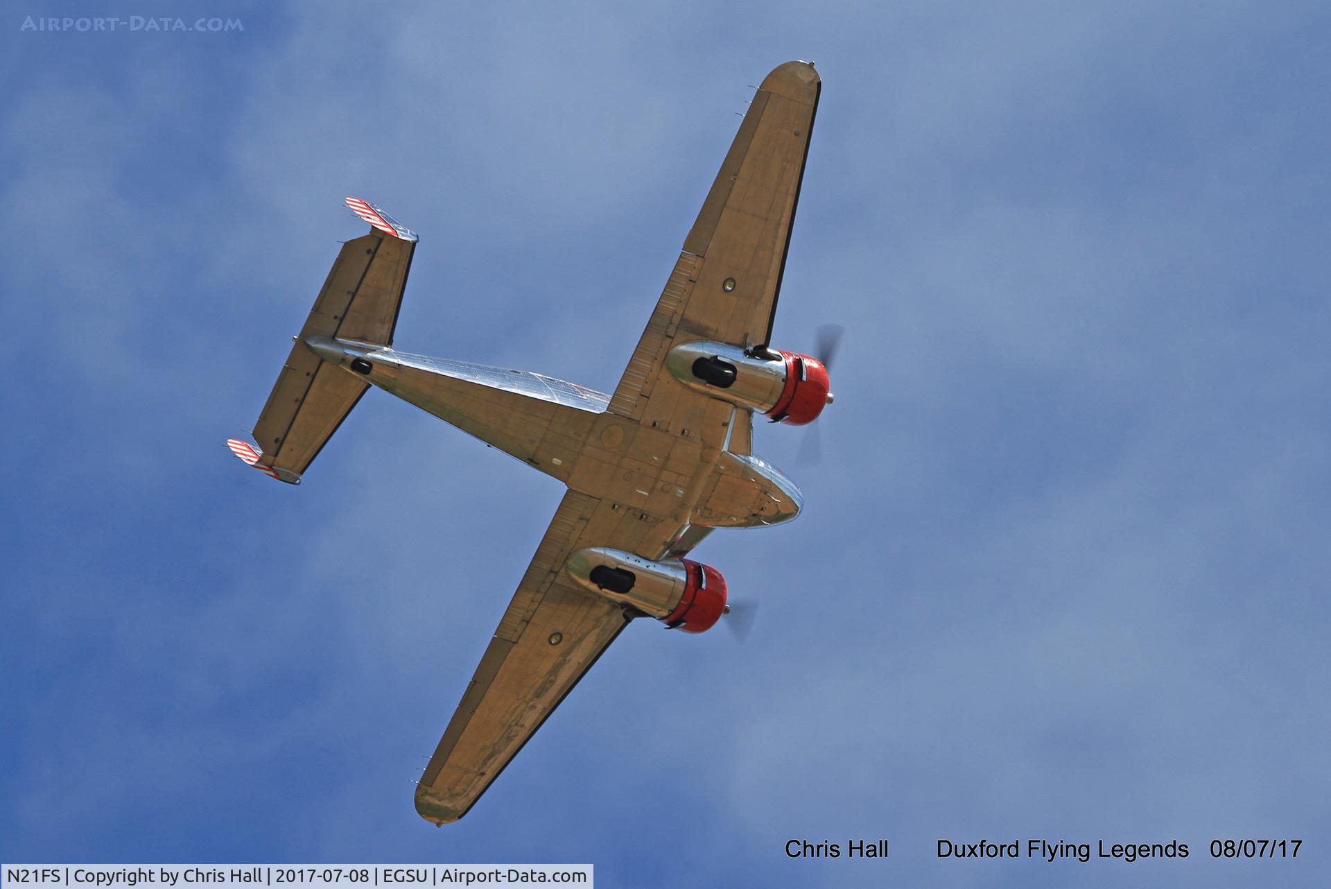 N21FS, 1952 Beech Expeditor 3NM C/N CA-138, Duxford Flying Legends 2017