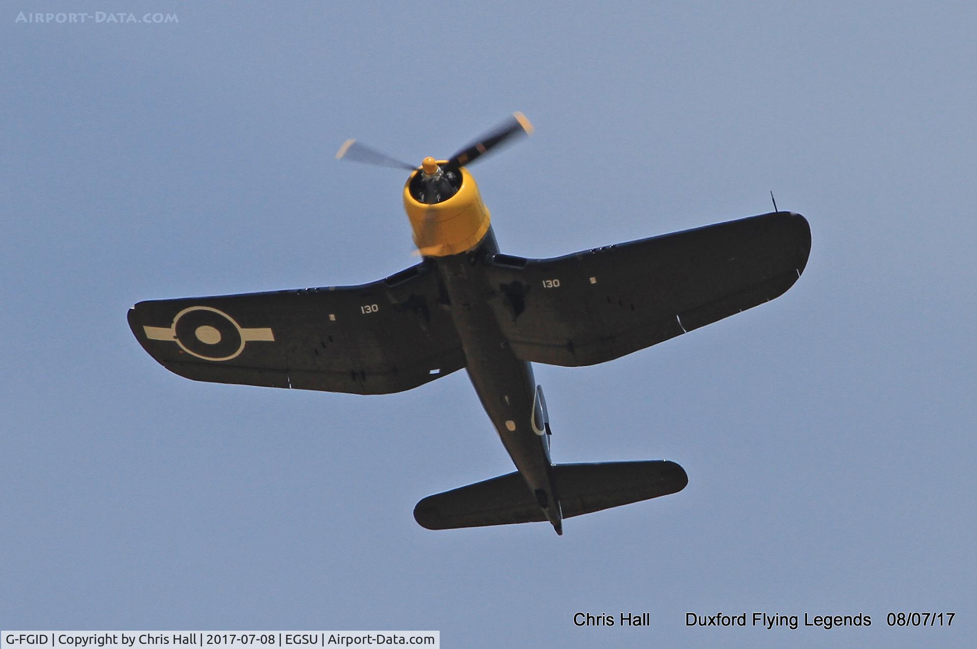 G-FGID, 1945 Goodyear FG-1D Corsair C/N 3111, Duxford Flying Legends 2017