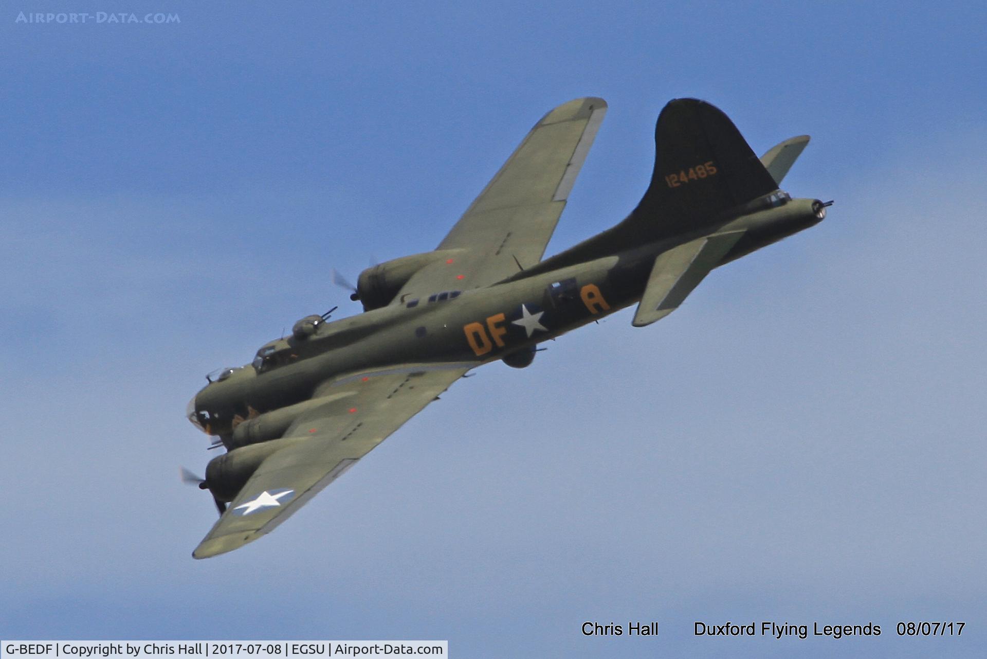 G-BEDF, 1944 Boeing B-17G Flying Fortress C/N 8693, Duxford Flying Legends 2017