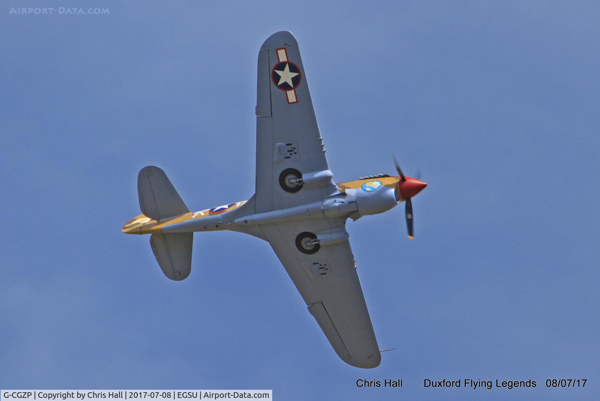 G-CGZP, 1942 Curtiss P-40F Warhawk C/N 19503, Duxford Flying Legends 2017