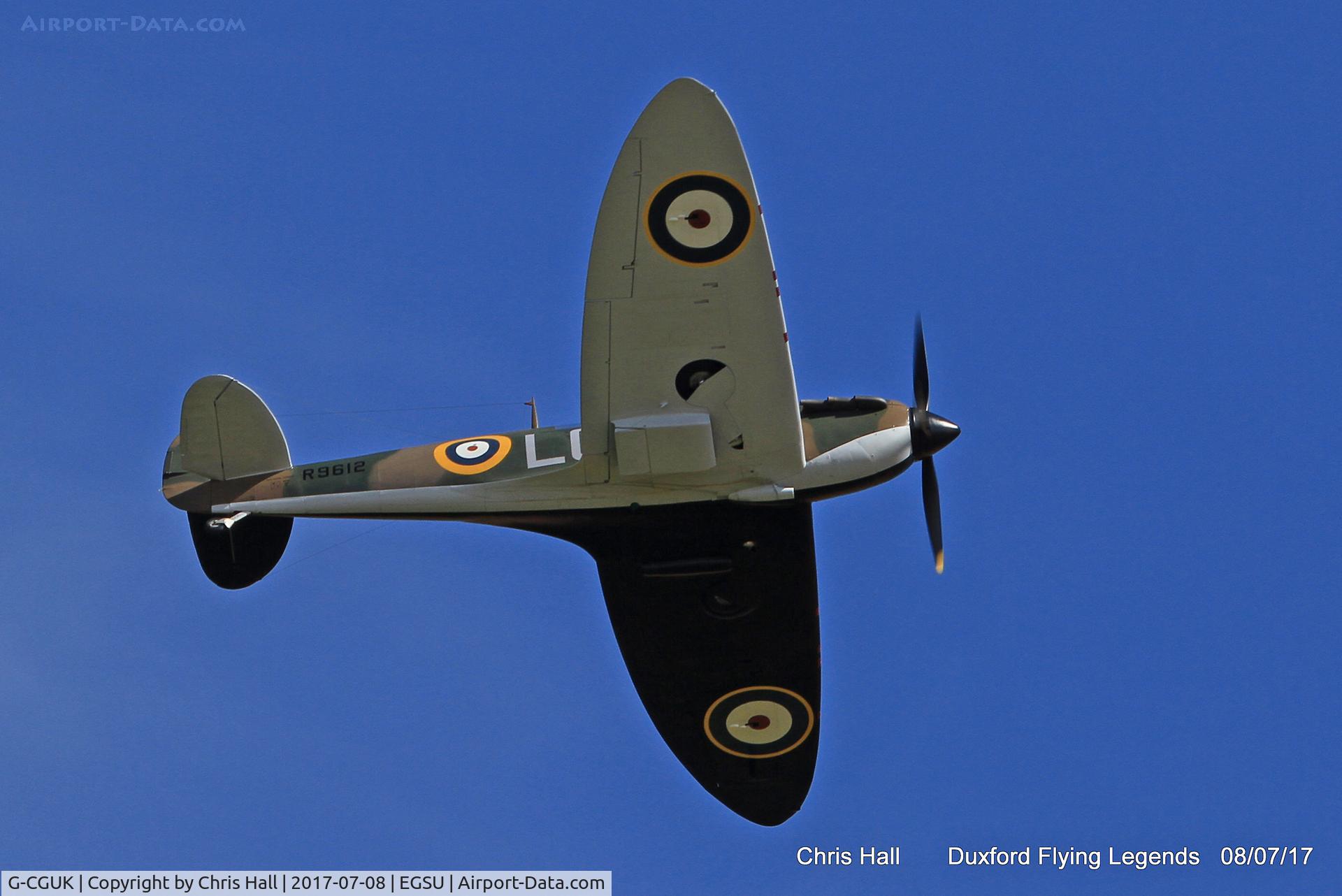 G-CGUK, 1940 Supermarine 300 Spitfire Mk1A C/N 6S-75531, Duxford Flying Legends 2017