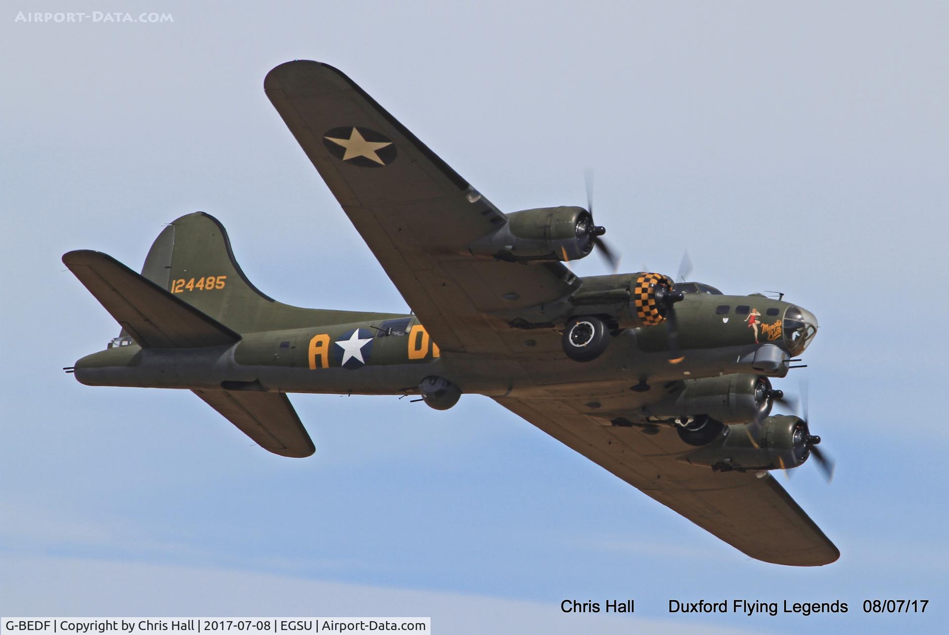 G-BEDF, 1944 Boeing B-17G Flying Fortress C/N 8693, Duxford Flying Legends 2017
