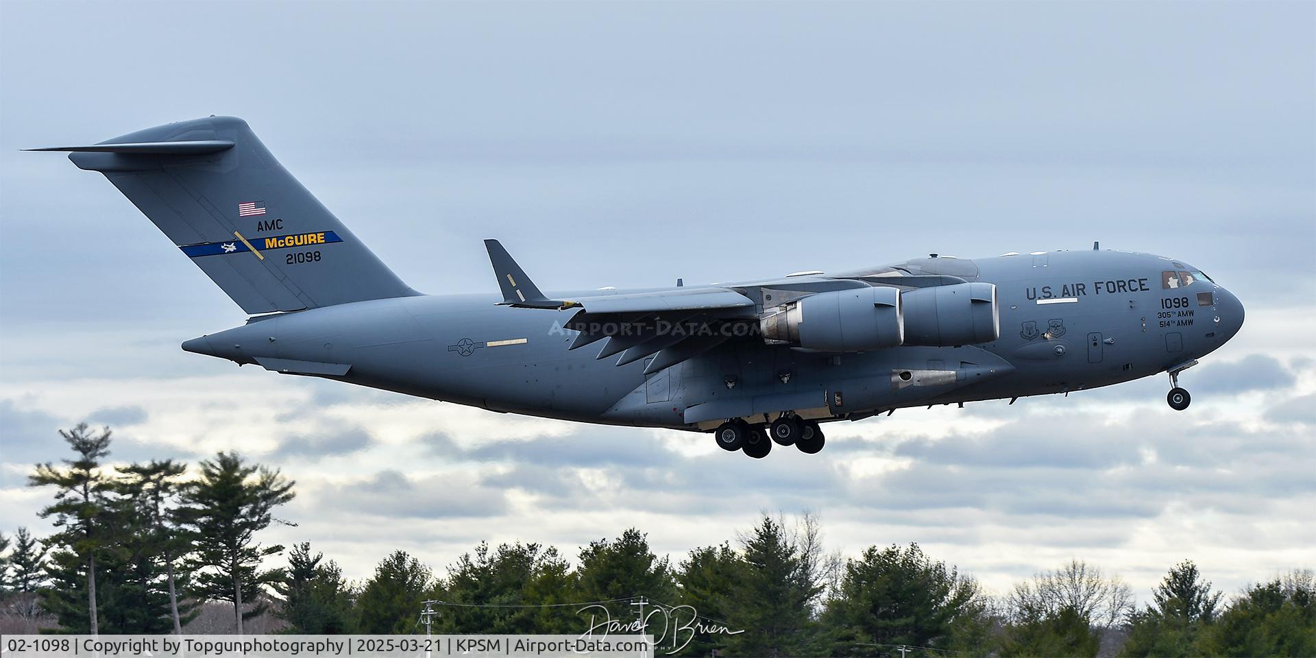 02-1098, 2002 Boeing C-17A Globemaster III C/N P-98, REACH843