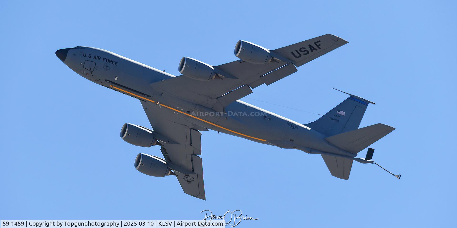 59-1459, 1959 Boeing KC-135R Stratotanker C/N 17947, SILVER26 with a basket to tank the Navy & European fighters