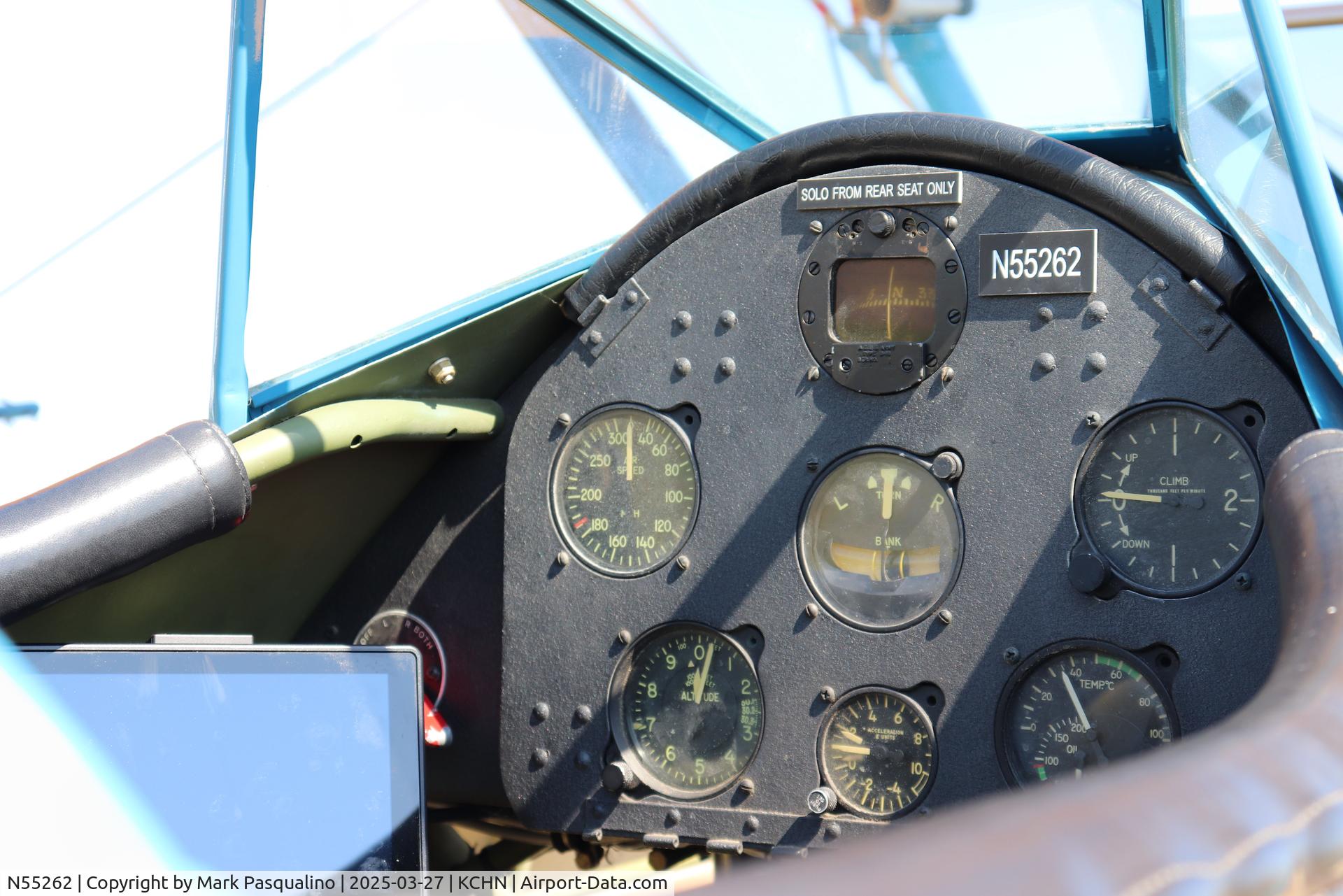 N55262, 1943 Boeing A75N1(PT17) C/N 75-4805, Stearman