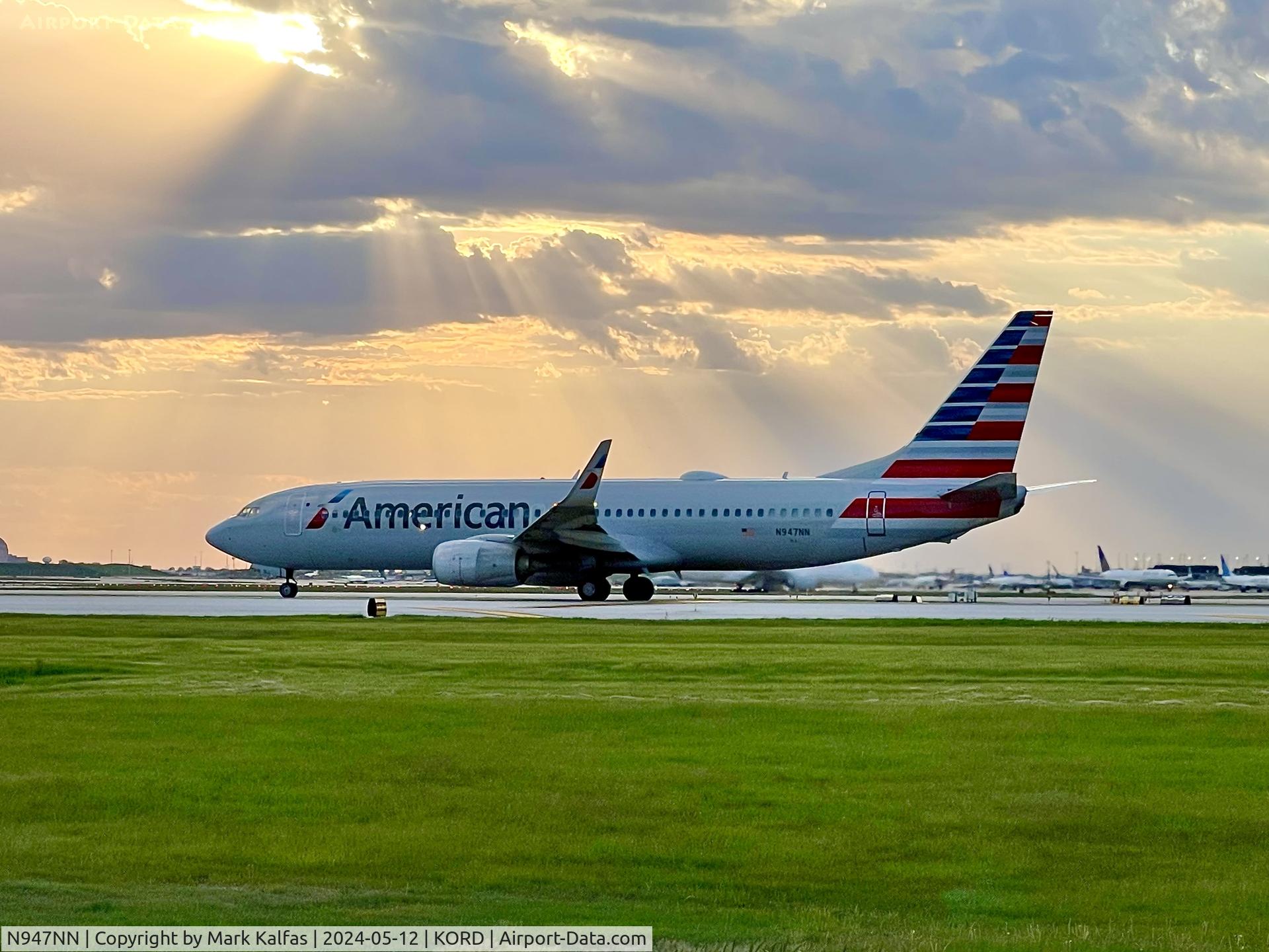 N947NN, 2014 Boeing 737-823 C/N 31190, B738 American Airlines Boeing 737-823 N947NN departing 22L KORD