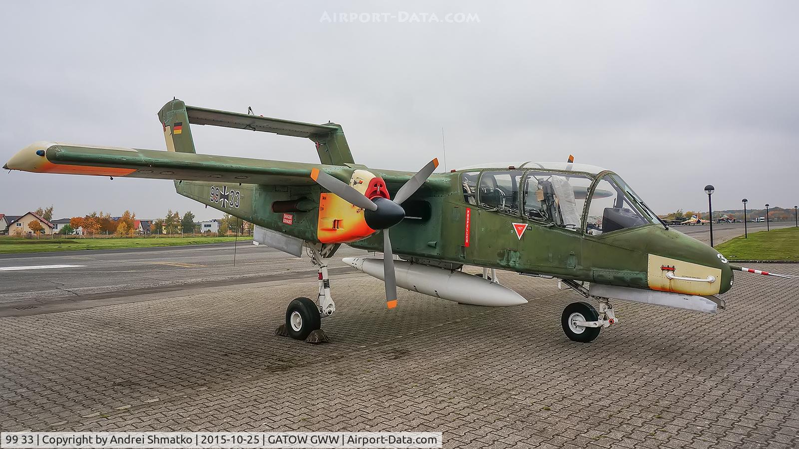 99 33, 1971 North American OV-10B Bronco C/N 338-18, Displayed at Bundeswehr Museum of Military History.