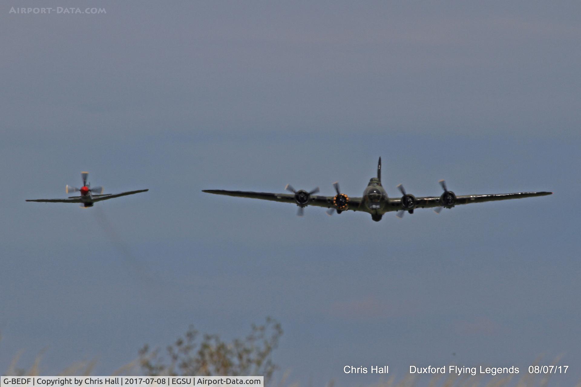 G-BEDF, 1944 Boeing B-17G Flying Fortress C/N 8693, Duxford Flying Legends 2017