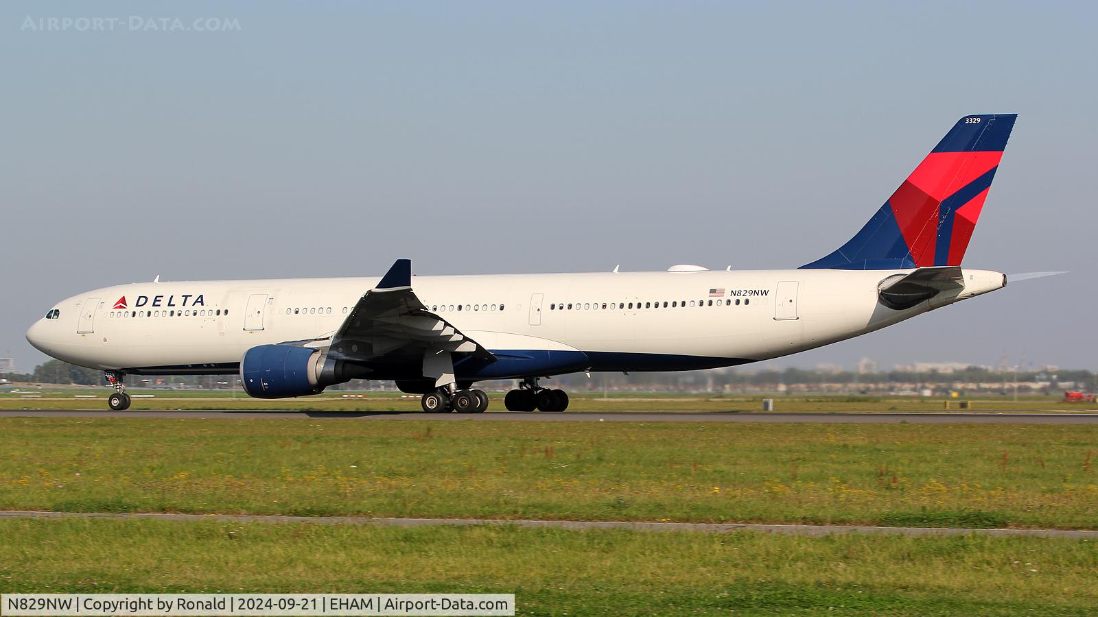 N829NW, 2016 Airbus A330-302 C/N 1721, at eham