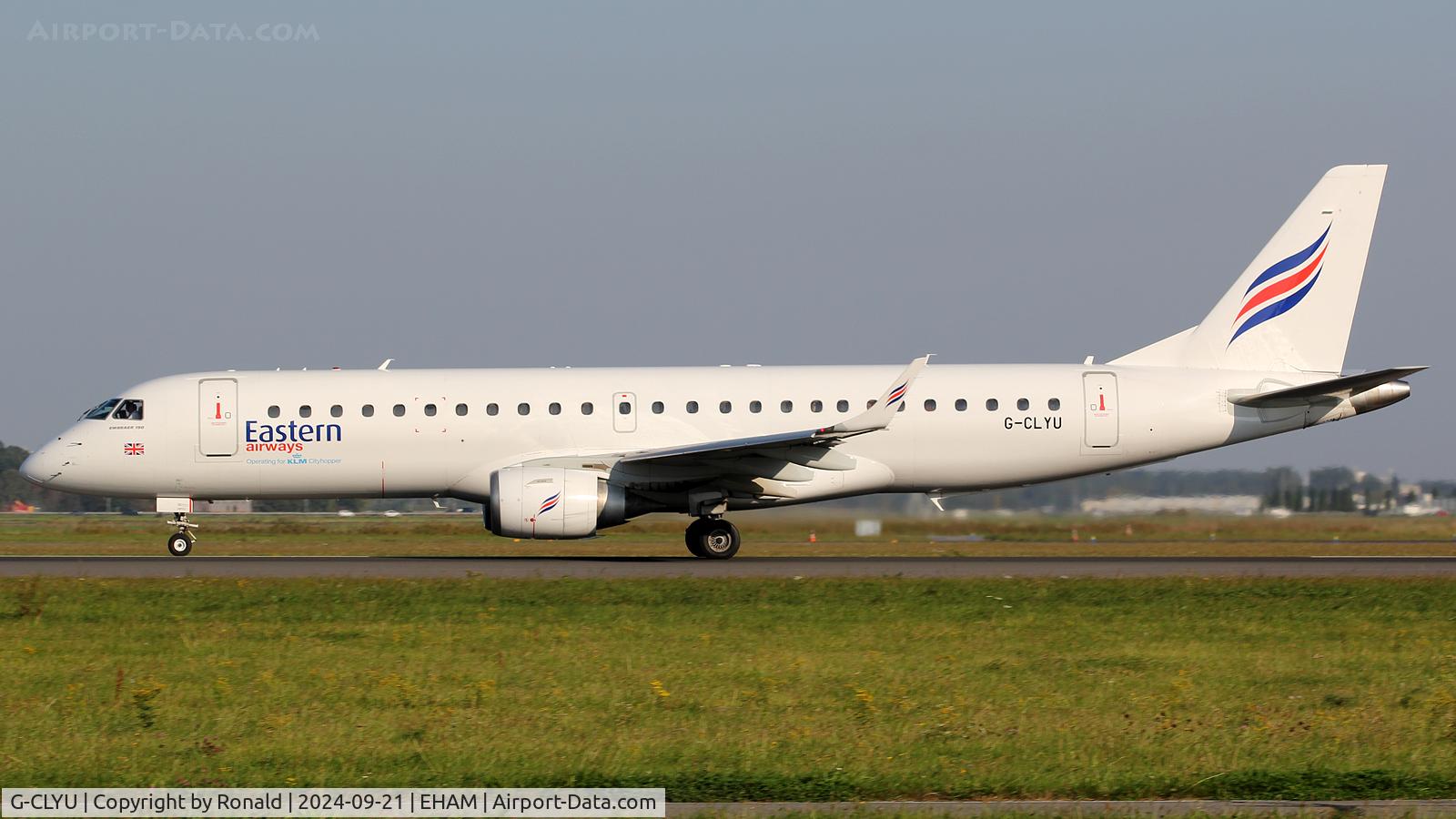 G-CLYU, 2009 Embraer 190AR (ERJ-190-100IGW) C/N 19000310, at eham