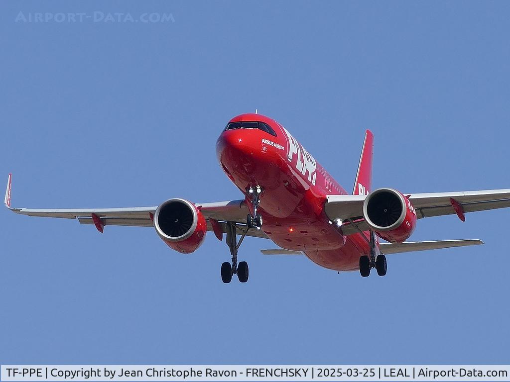 TF-PPE, 2022 Airbus A320-251 Neo C/N 11123, Reykjavik (KEF)	Alicante (ALC)	OG600