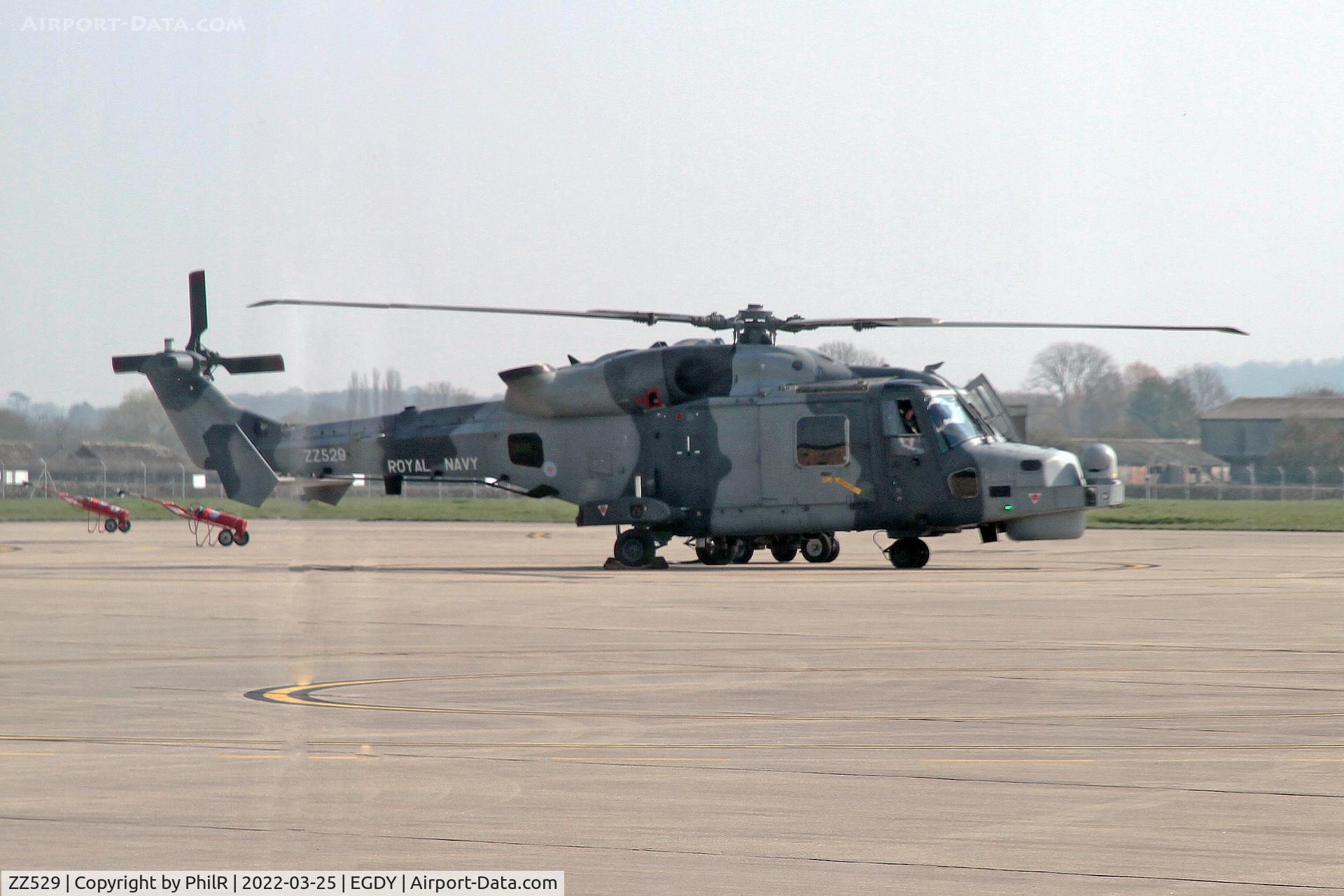 ZZ529, AgustaWestland AW-159 Wildcat HMA.2 C/N 536, ZZ529 Agusta Westland Wildcat HMA2 RNAS Yeovilton 