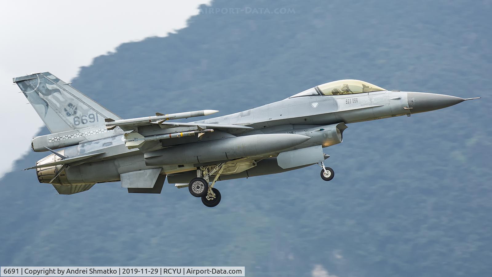 6691, 1993 Lockheed F-16A Fighting Falcon C/N TA-91, Routine training mission.