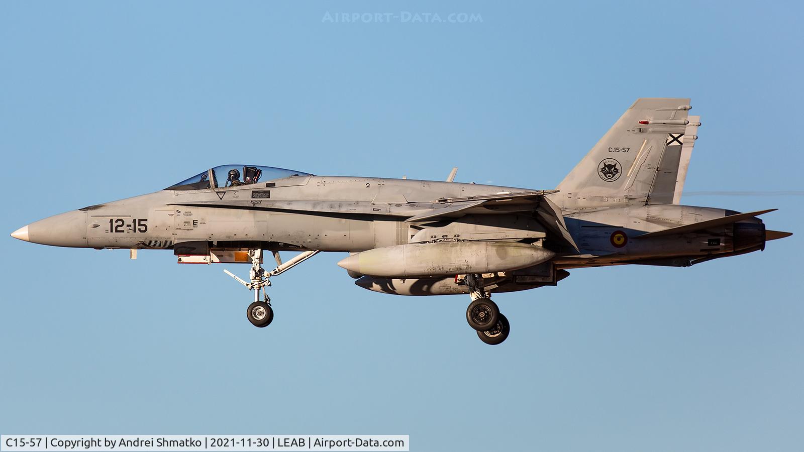 C15-57, McDonnell Douglas EF-18M Hornet C/N 0830/A578, TLP 2021-4.