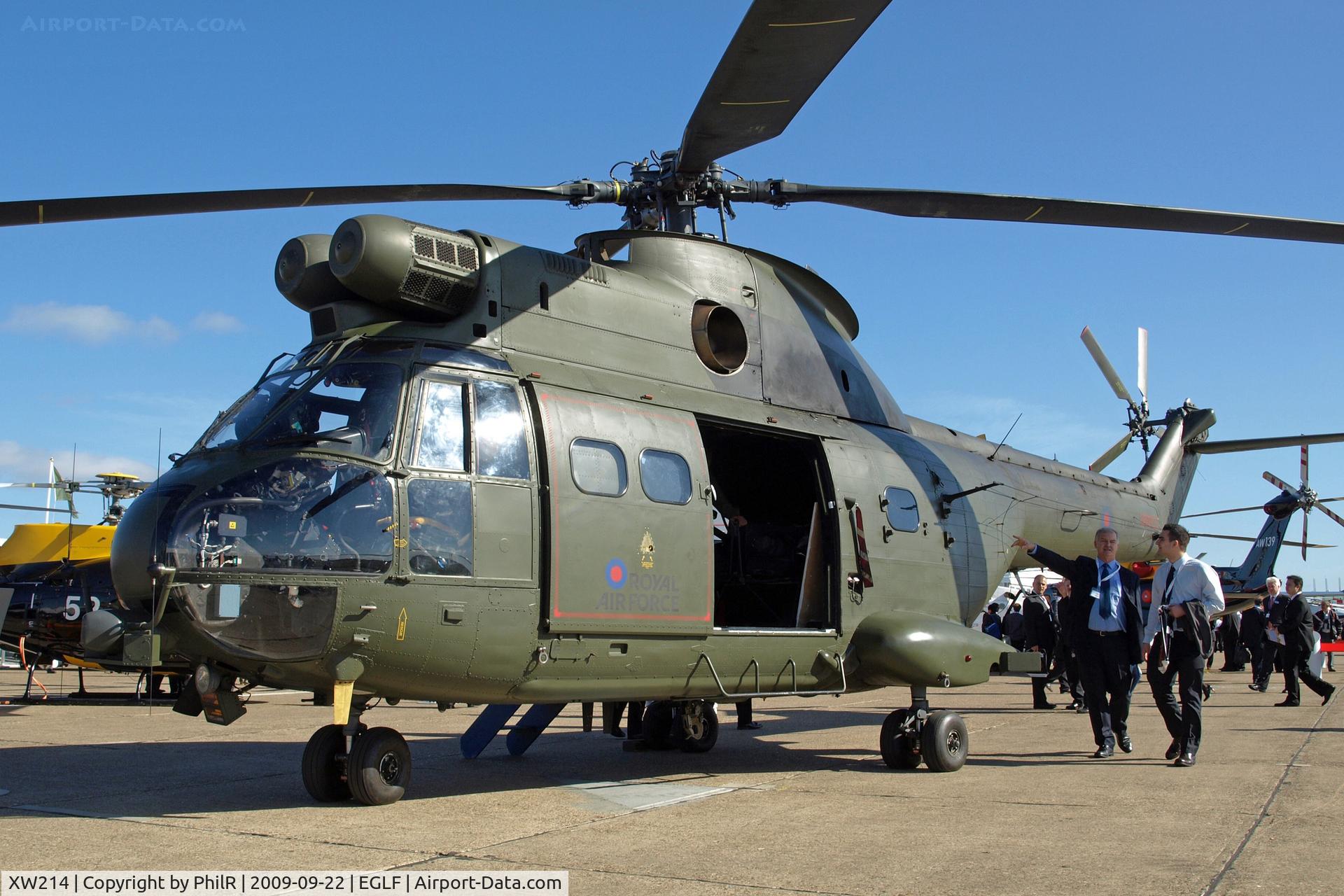 XW214, 1971 Westland Puma HC.1 C/N 1120, XW214 1971 Westland Puma HC2 RAF Helitech Duxford 22.09.09