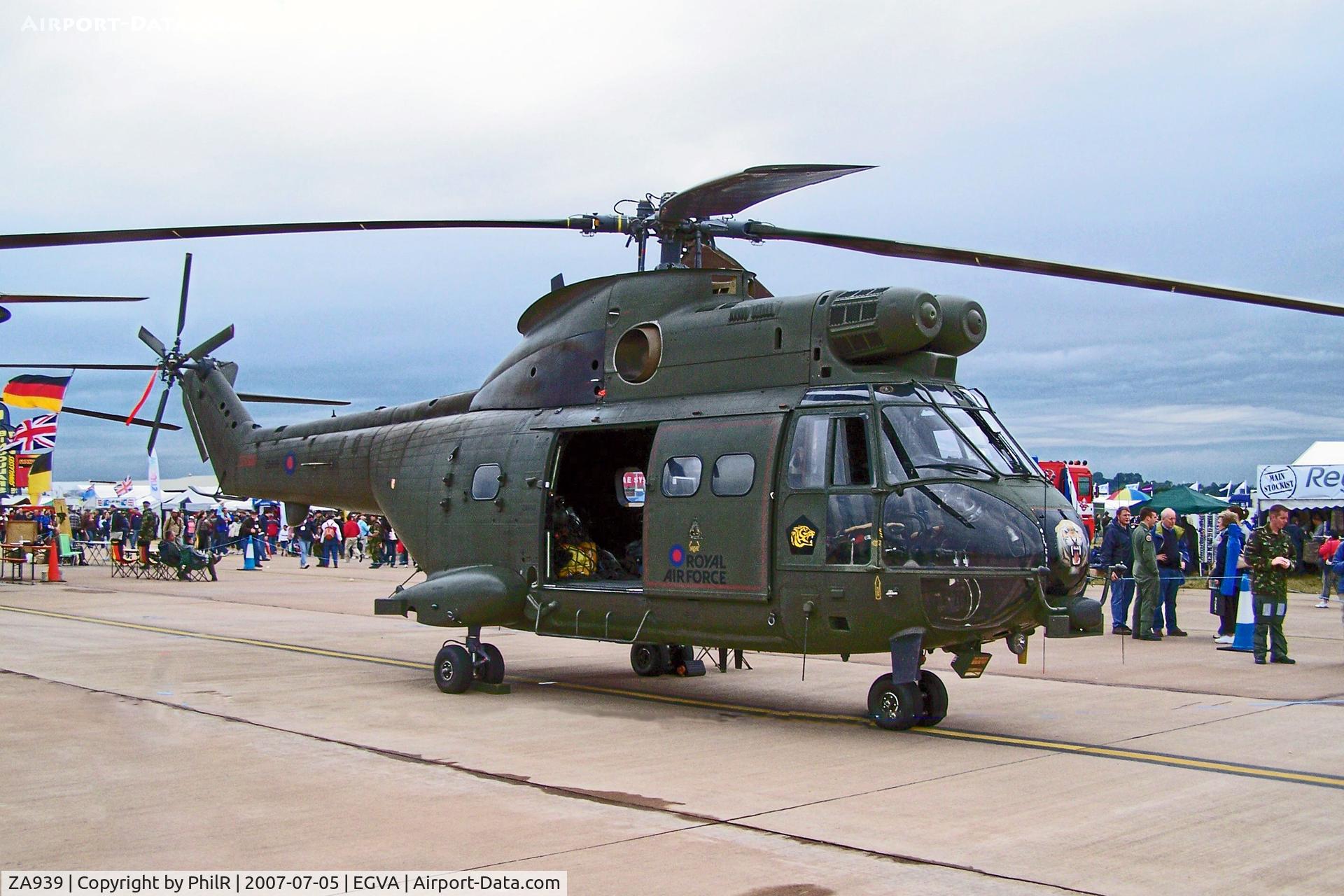 ZA939, 1980 Westland Puma HC.1 C/N 1646, ZA939 1981 Westland Puma HC2 RAF RIAT