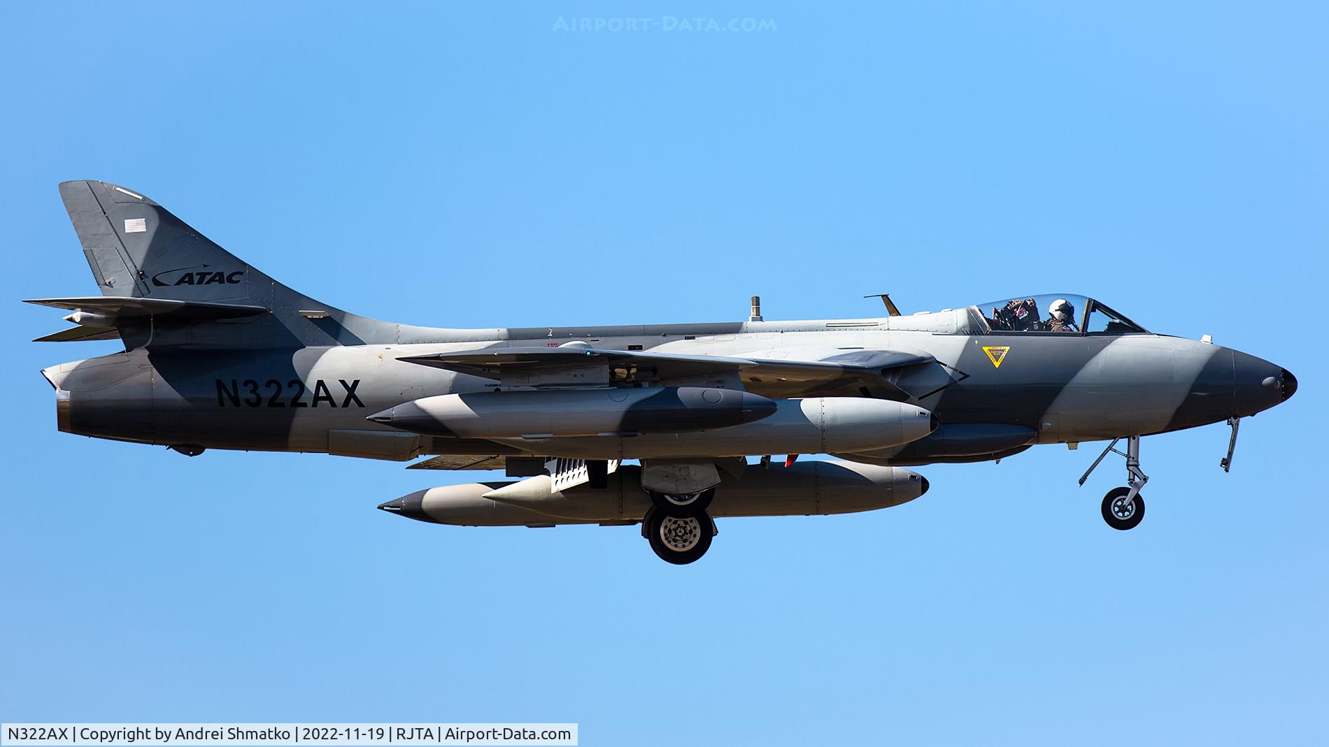 N322AX, 1959 Hawker Hunter F.58 C/N 41H-697454, Keen Sword 2023.