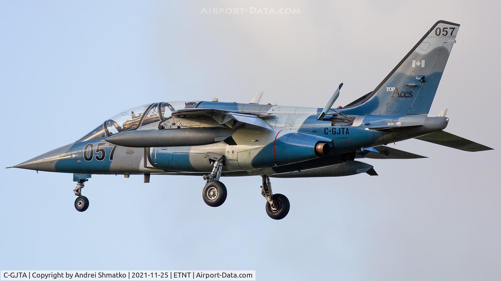C-GJTA, 1980 Dassault-Dornier Alpha Jet A C/N 0057, Routine training mission.