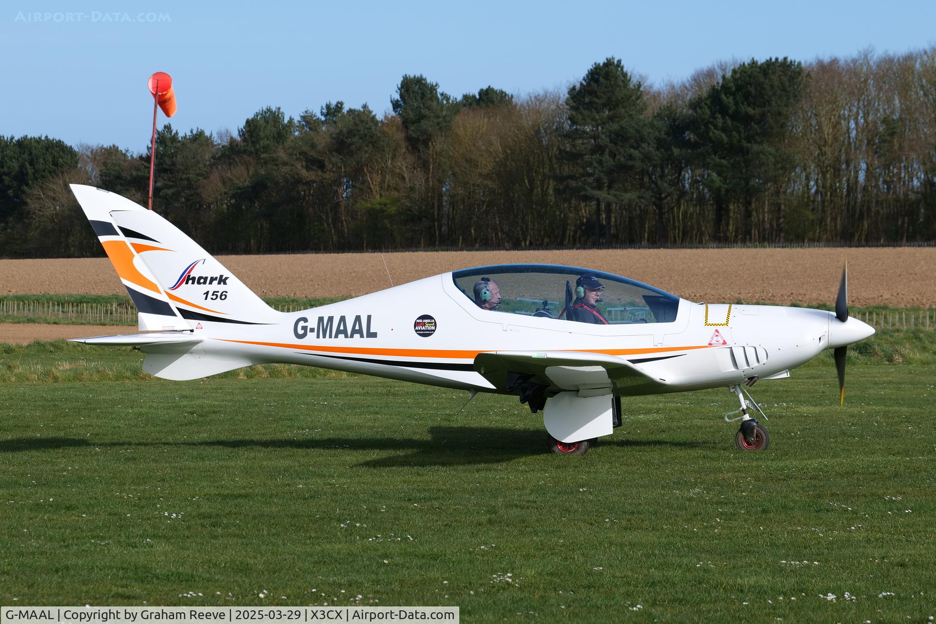 G-MAAL, , Just landed at Northrepps.
