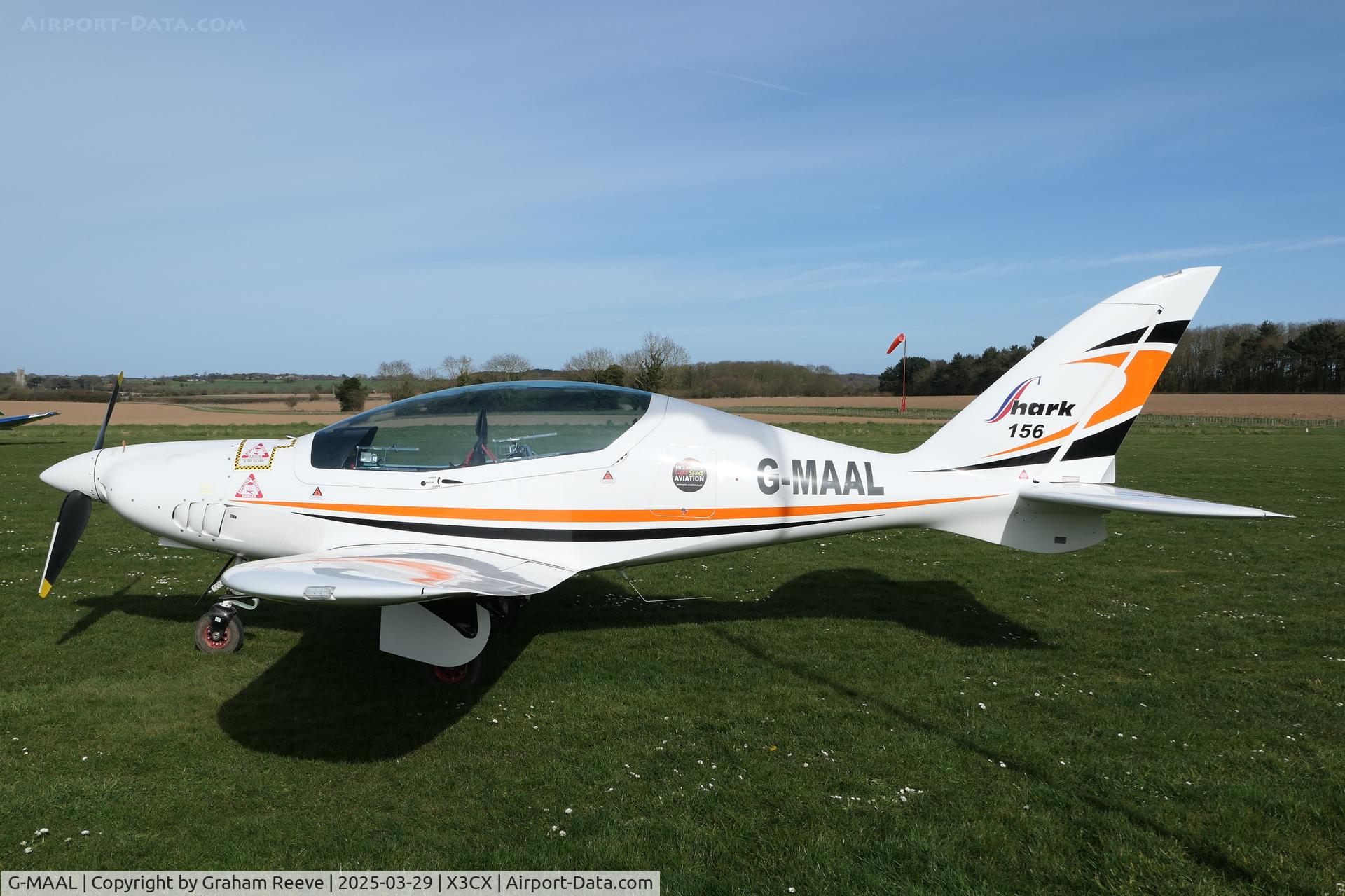 G-MAAL, , Just landed at Northrepps.