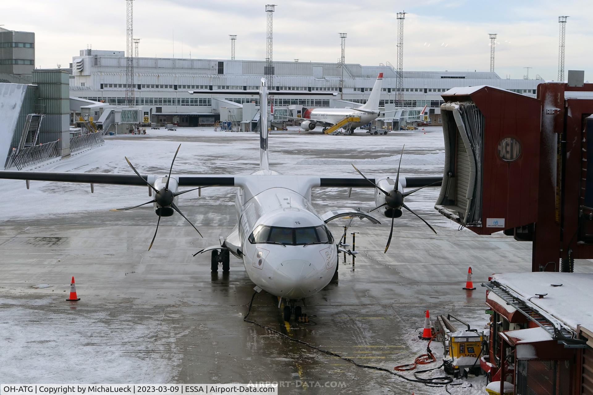 OH-ATG, 2007 ATR 72-212A C/N 757, At Arlanda