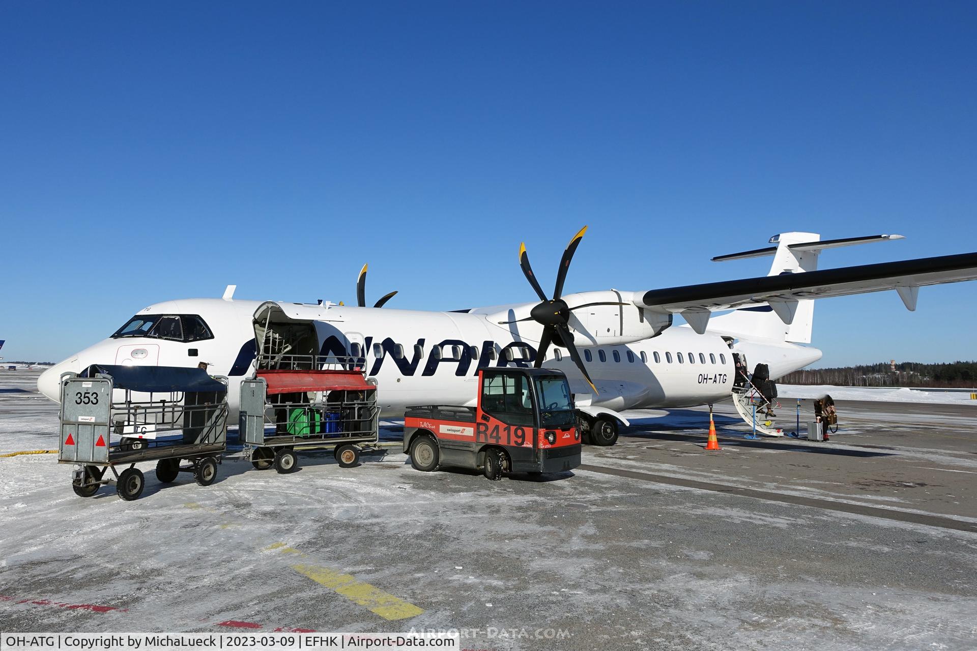 OH-ATG, 2007 ATR 72-212A C/N 757, At Vantaa