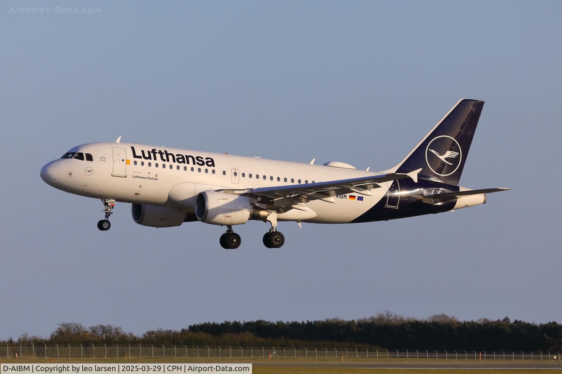 D-AIBM, 2004 Airbus A319-112 C/N 2262, Copenhagen 29.3.2025