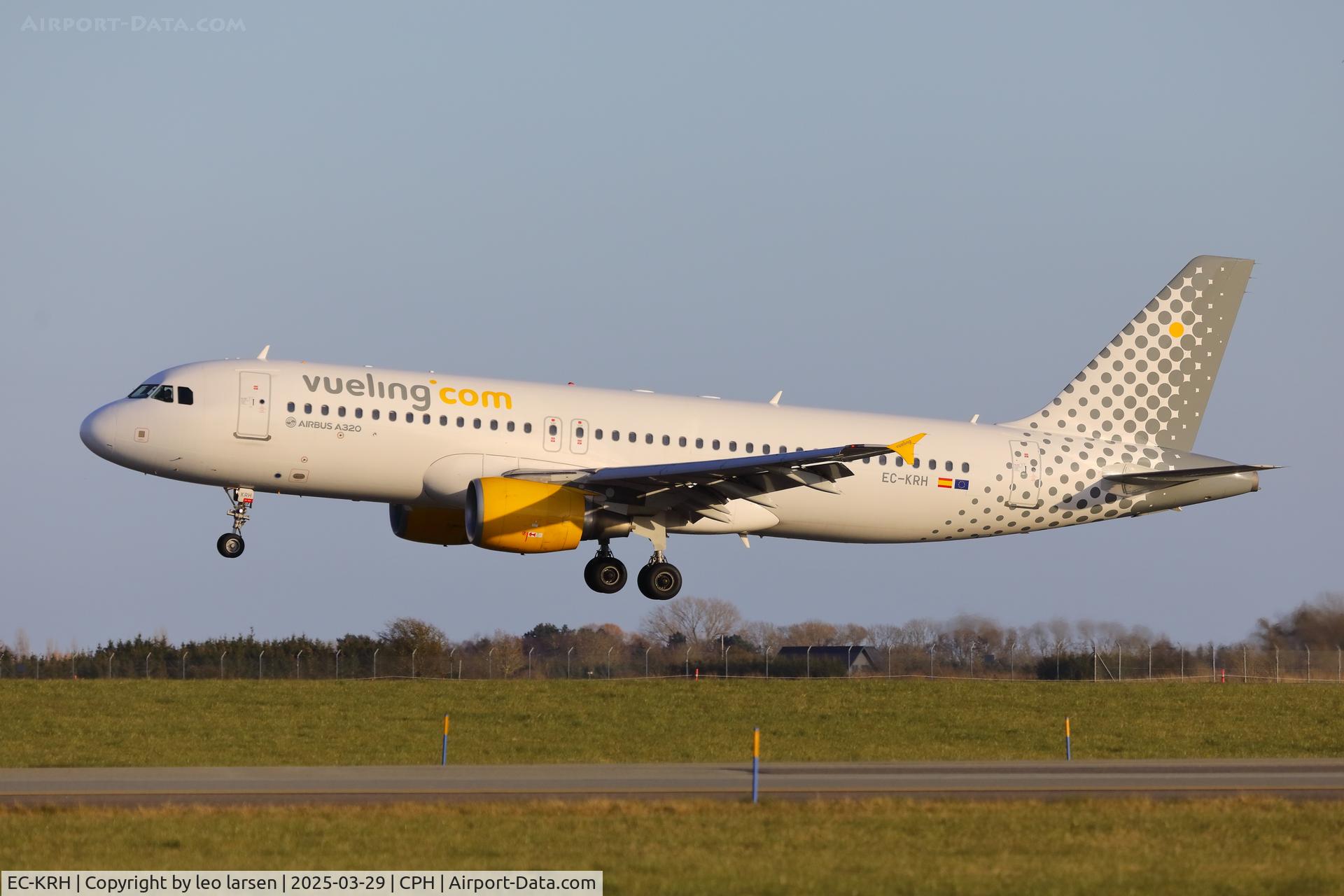 EC-KRH, 2008 Airbus A320-214 C/N 3529, Copenhagen 29.3.2025