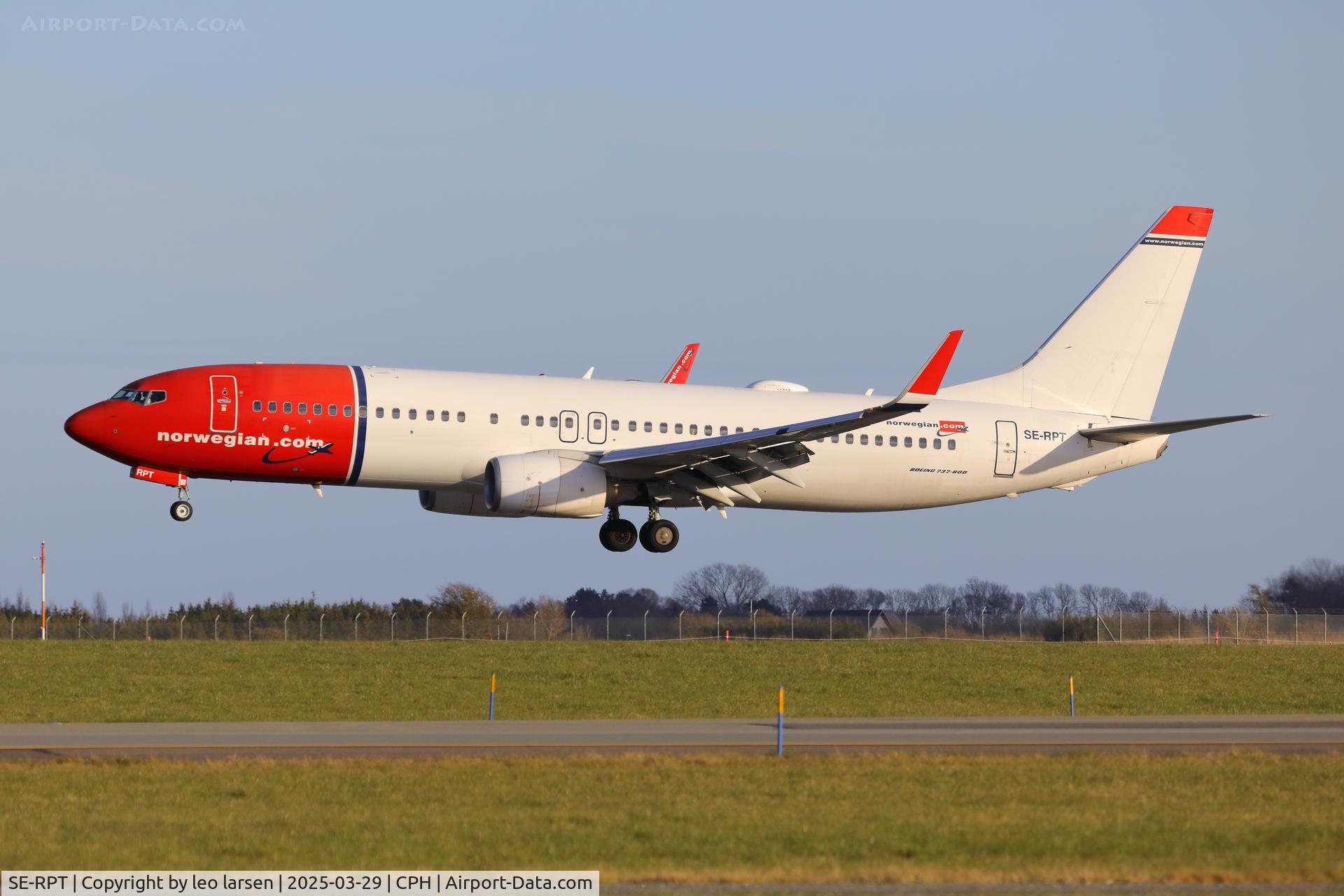 SE-RPT, 2015 Boeing 737-8JP C/N 42070, VCopenhagen 29.3.2025