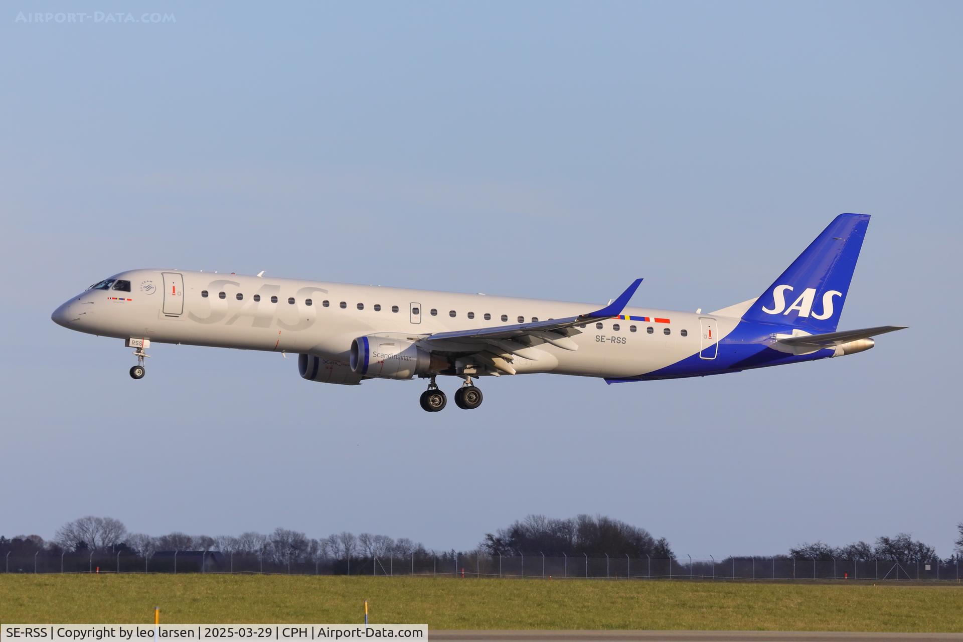SE-RSS, 2011 Embraer ERJ-195LR (ERJ-190-200LR) C/N 19000437, Copenhagen 29.3.2025