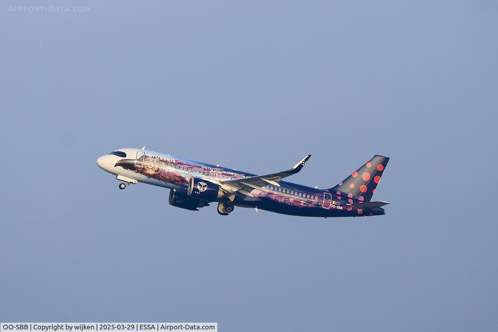 OO-SBB, 2023 Airbus A320-251N C/N 11790, Rwy 19R