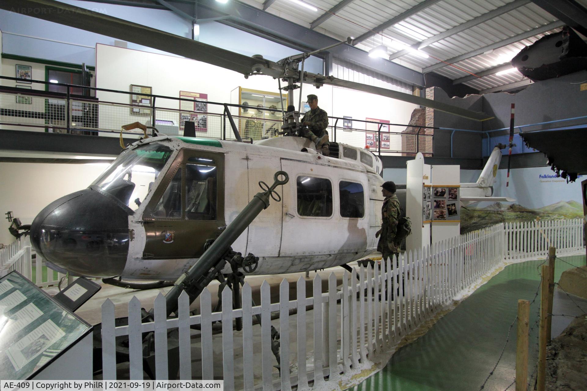 AE-409, 1972 Bell UH-1H Iroquois C/N 13205, AE-406 1973 Bell UH1H Iroquois Argentine Army SYAM Doncaster 19.09.21