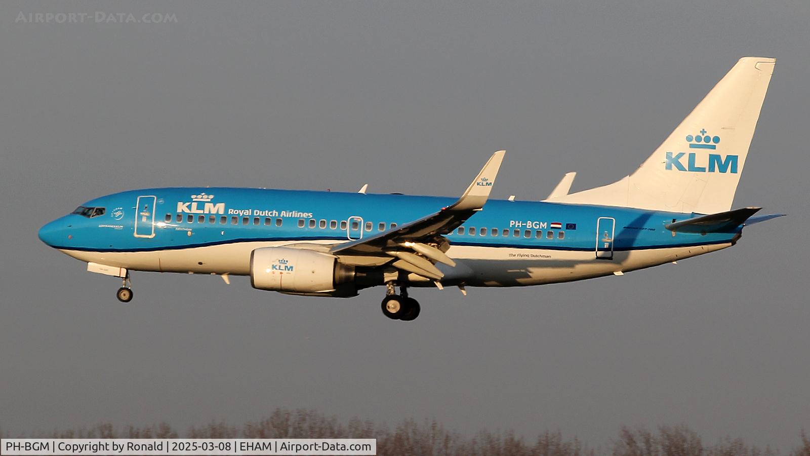 PH-BGM, 2011 Boeing 737-7K2 C/N 39255, at eham