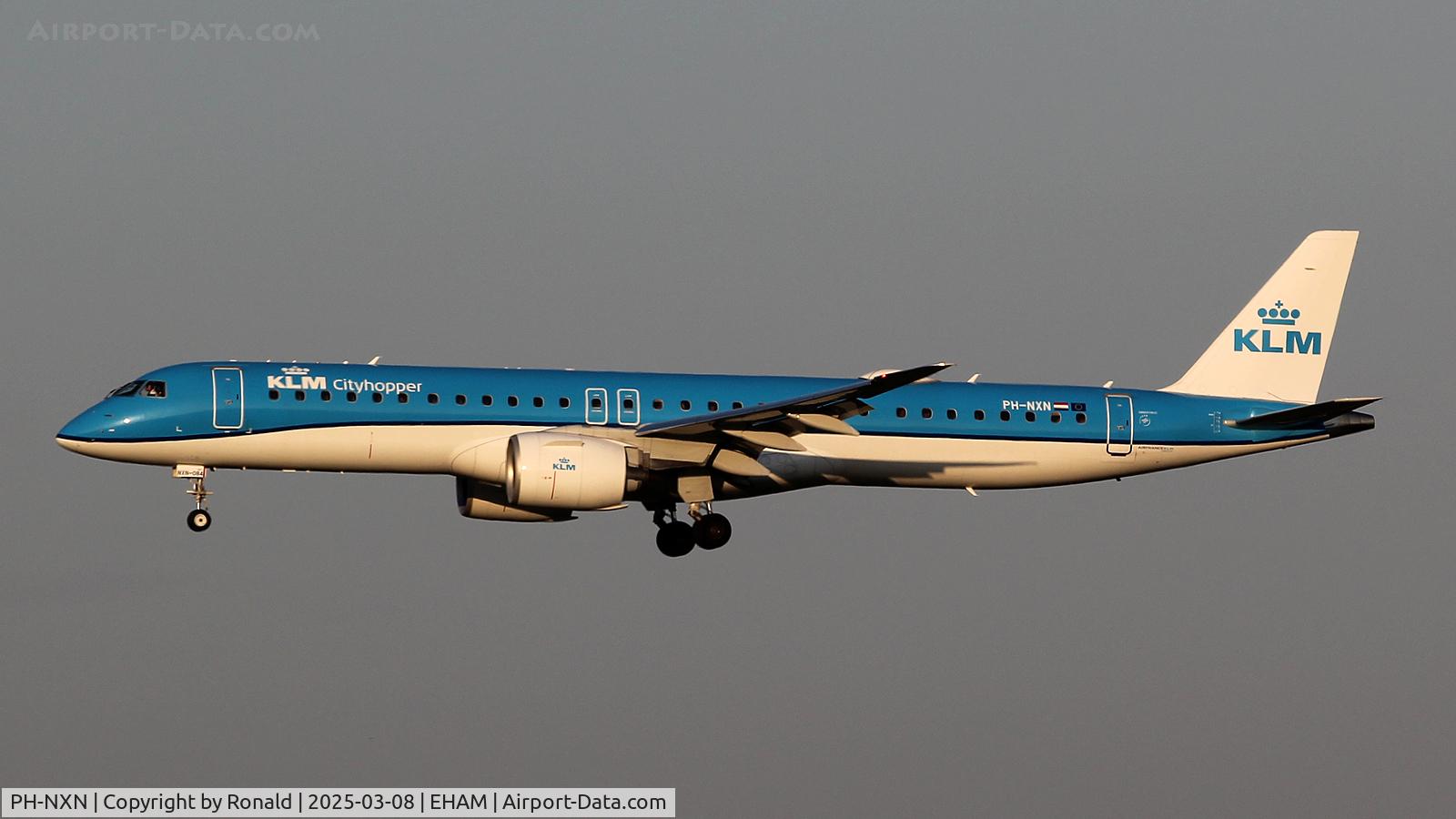 PH-NXN, 2022 Embraer E195-E2 C/N 19020084, at eham