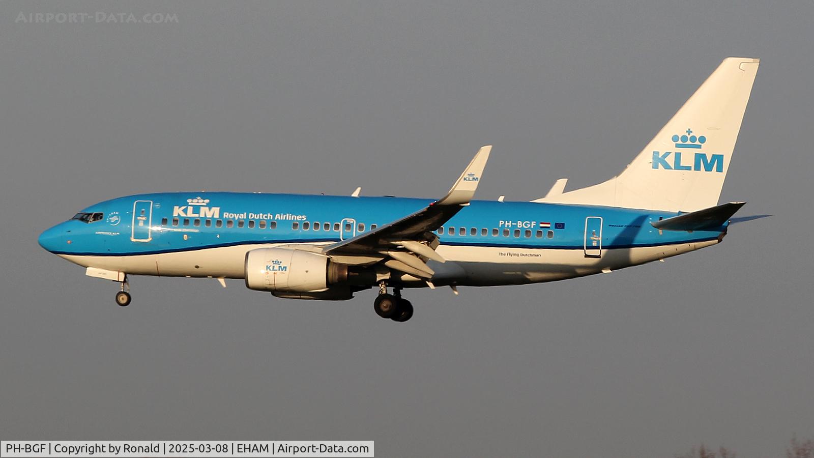 PH-BGF, 2008 Boeing 737-7K2 C/N 30365, at eham