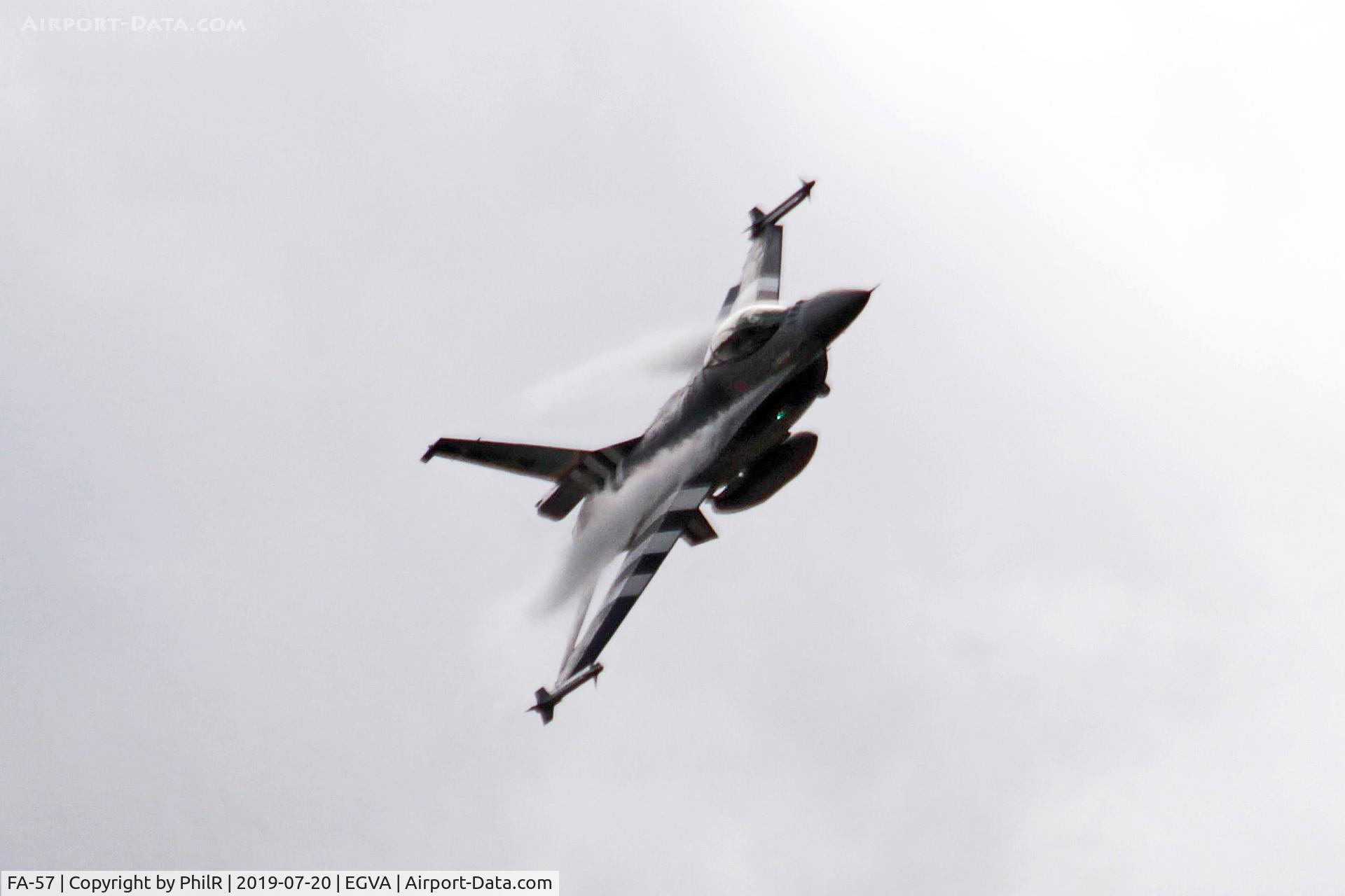 FA-57, 1980 SABCA F-16AM Fighting Falcon C/N 6H-57, FA-57 1982 General Dynamics F-16AM Belgian Air ComponentRIAT Fairford